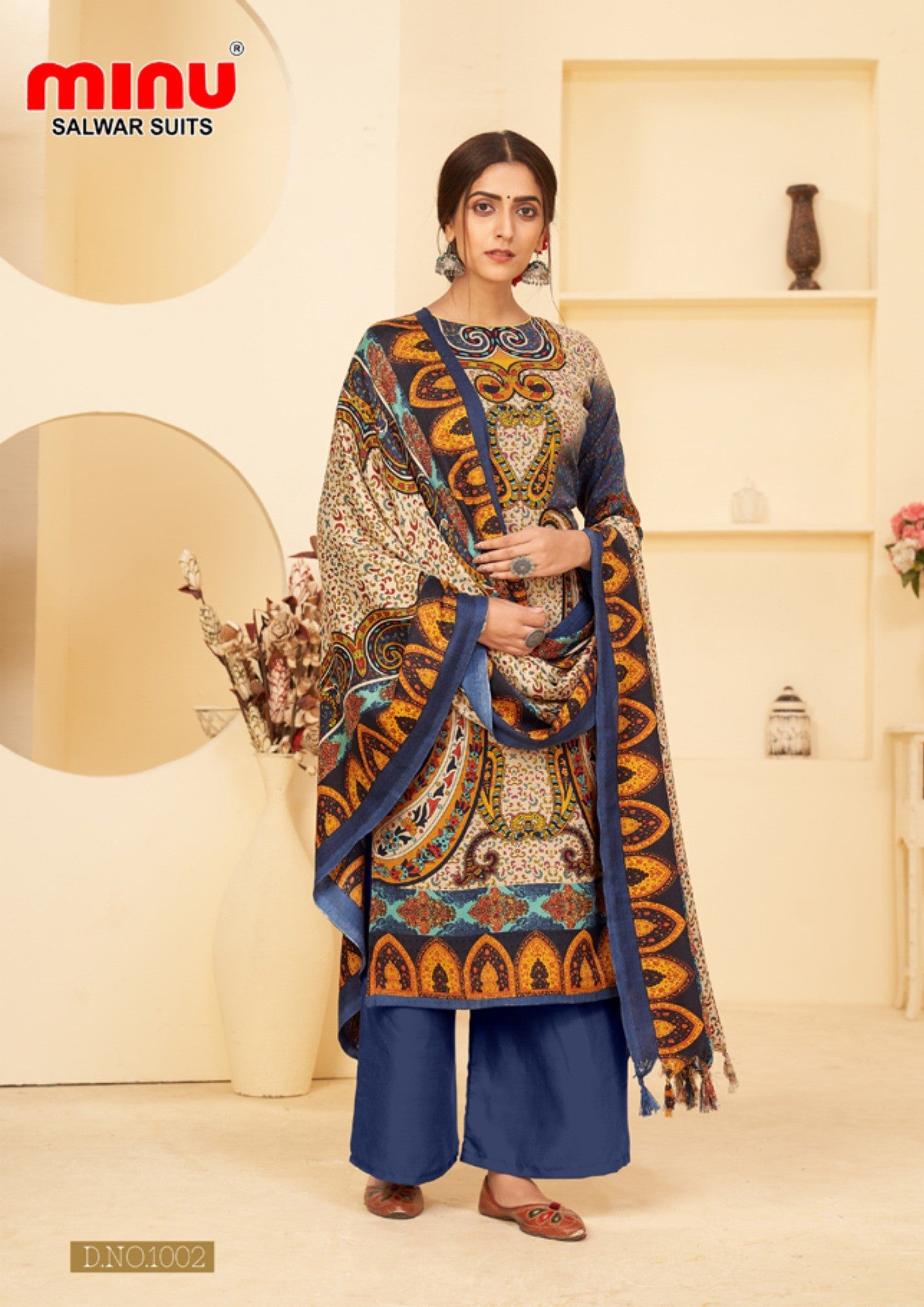 winter unstitched cotton salwar suit with dupatta at wholesale ladies suit market