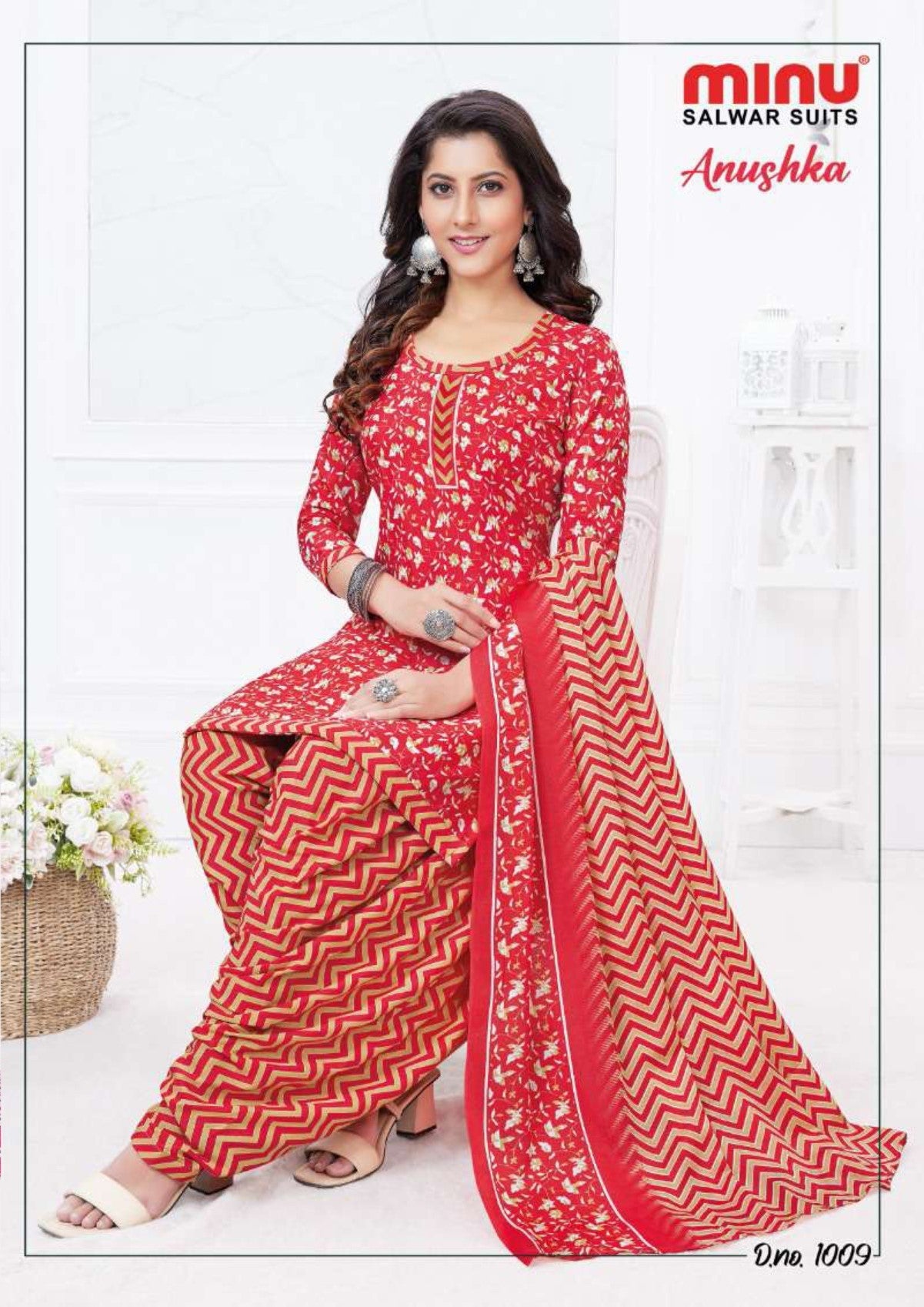 woman wearing best-quality cotton stitched suits wholesale