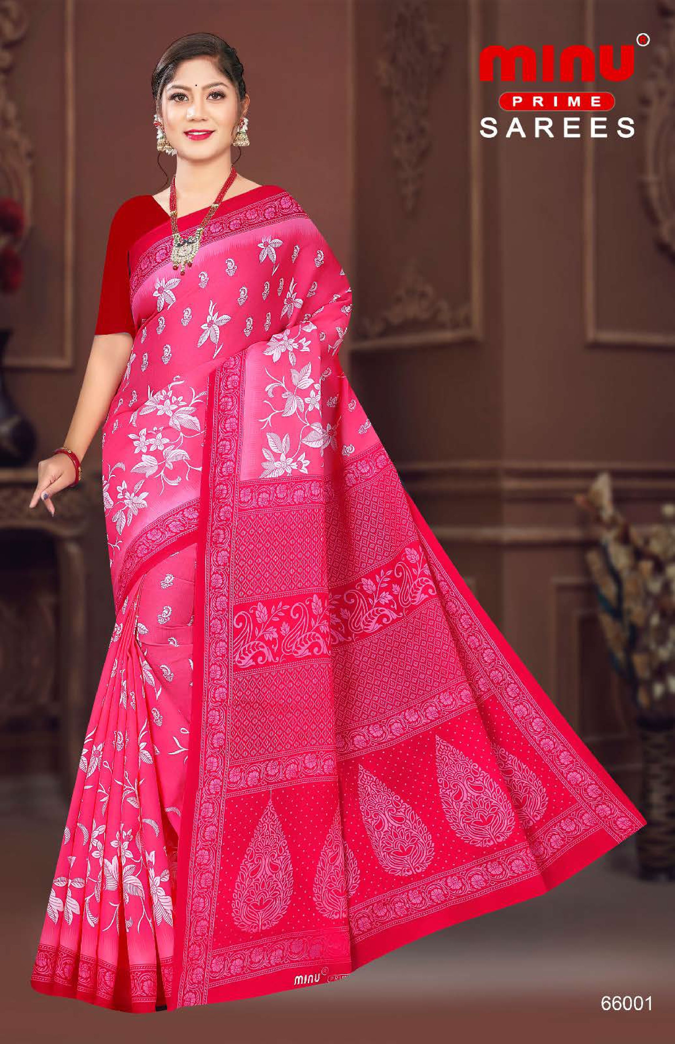 pink pure cotton sarees wholesale online
