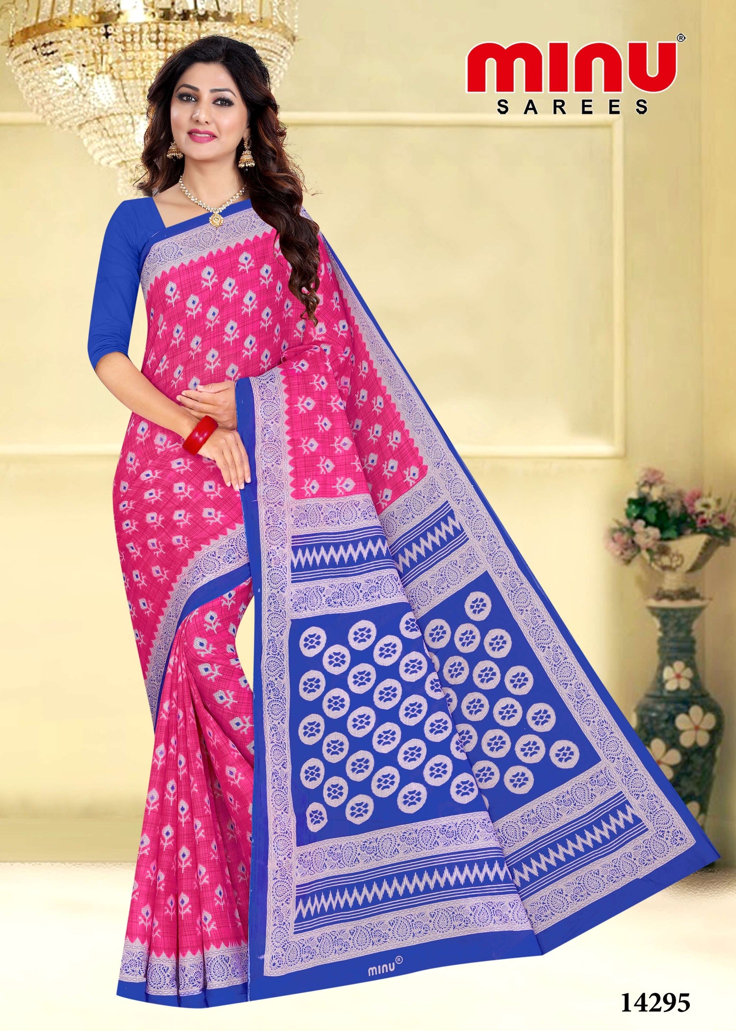 bold color printed saree at best price