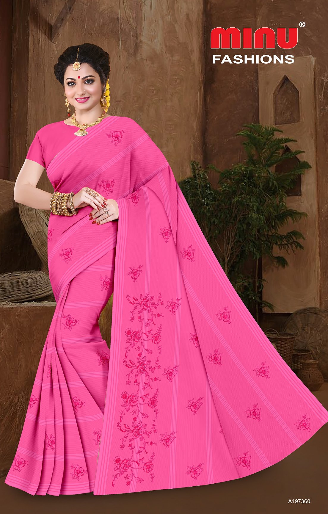 K.B.C EMB Saree (Special Rate) (8pcs)