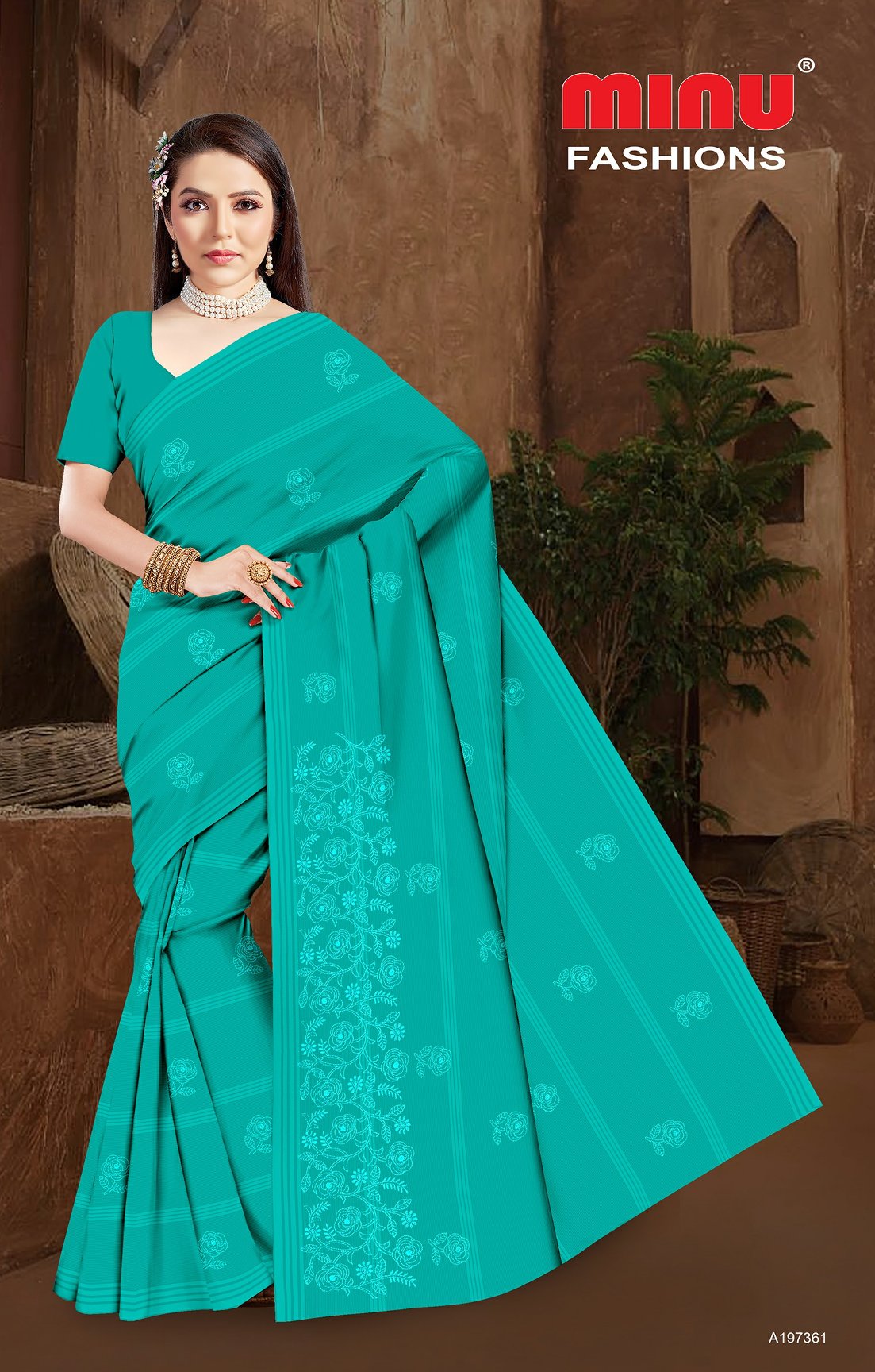 K.B.C EMB Saree (Special Rate) (8pcs)