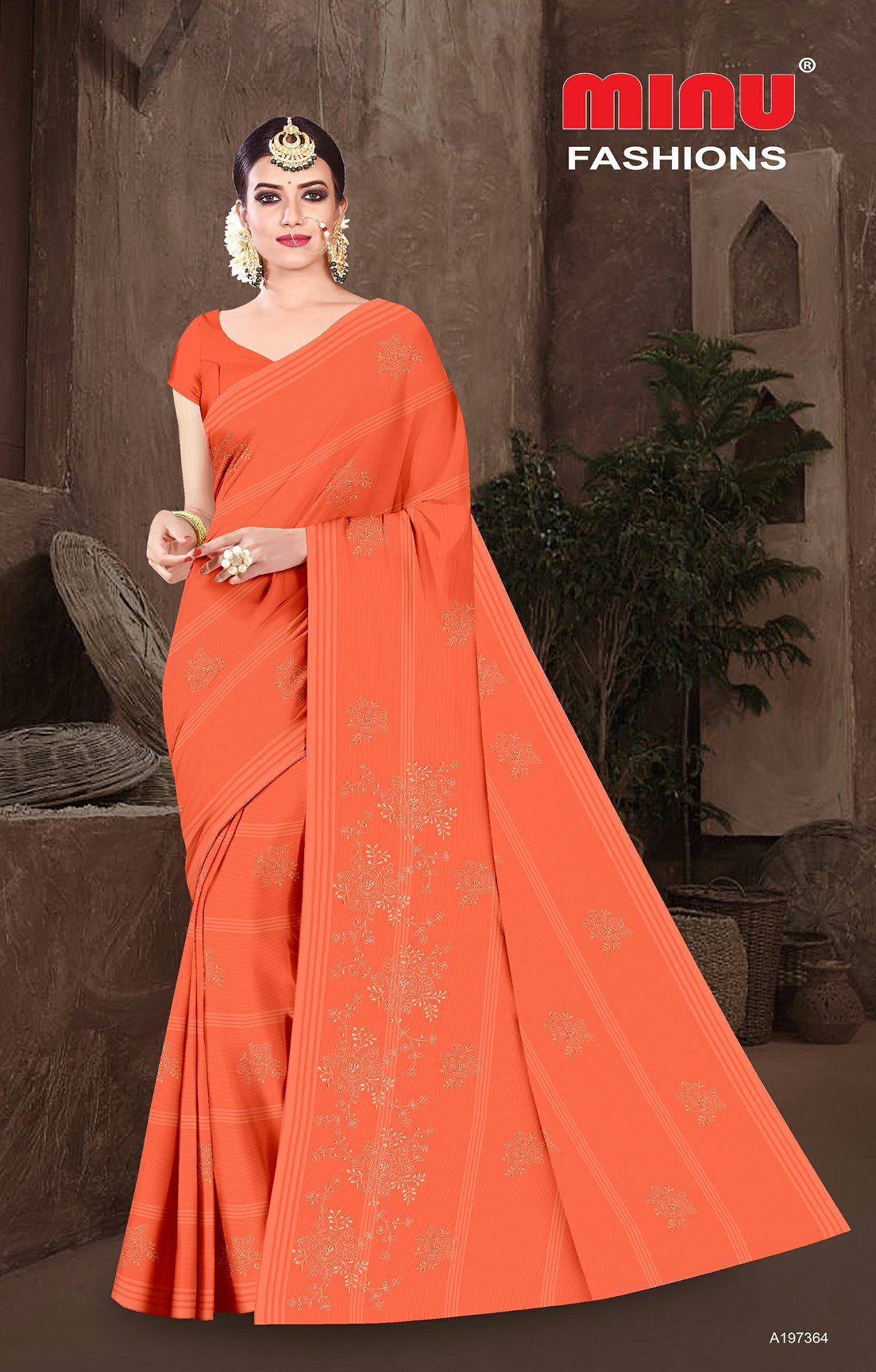 K.B.C EMB Saree (Special Rate) (8pcs)