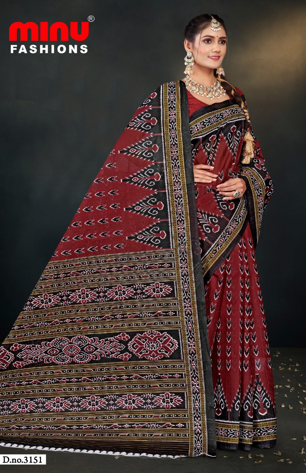 Malai Cotton Saree Priyatama Katki (Vol-2) - 10 Pcs Set
