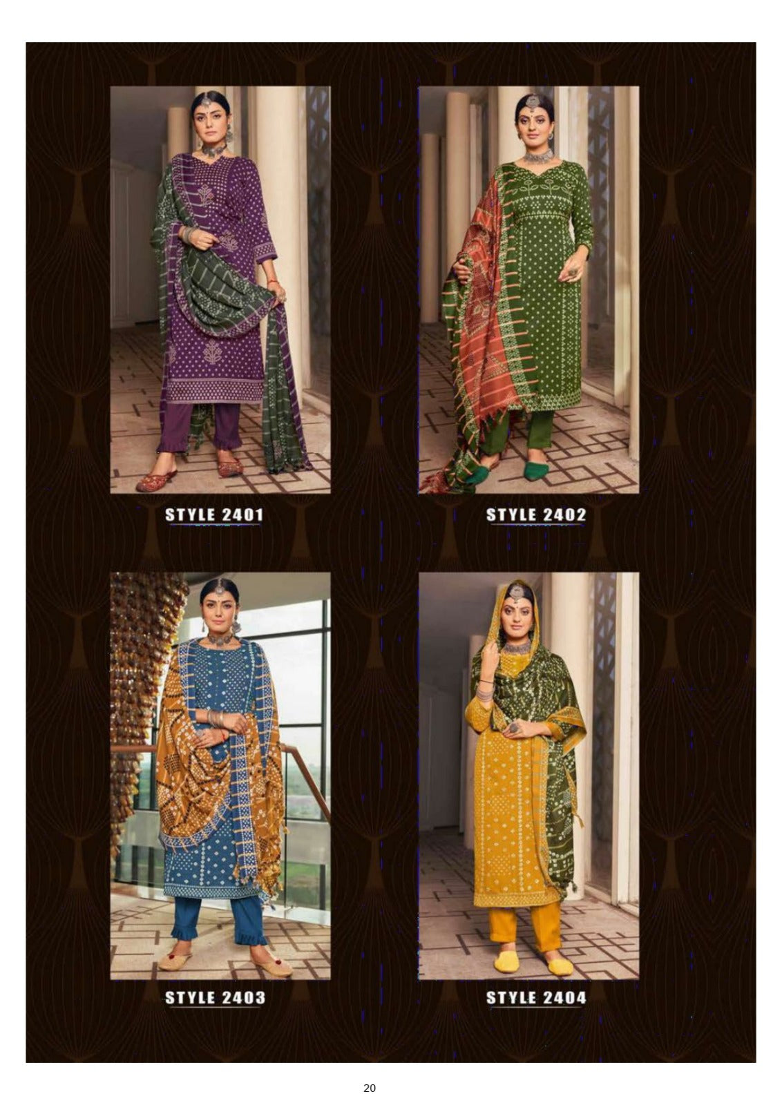Unstitched Winter Suit Rukshar Chunri (Special Rate) - 8 Pcs Set