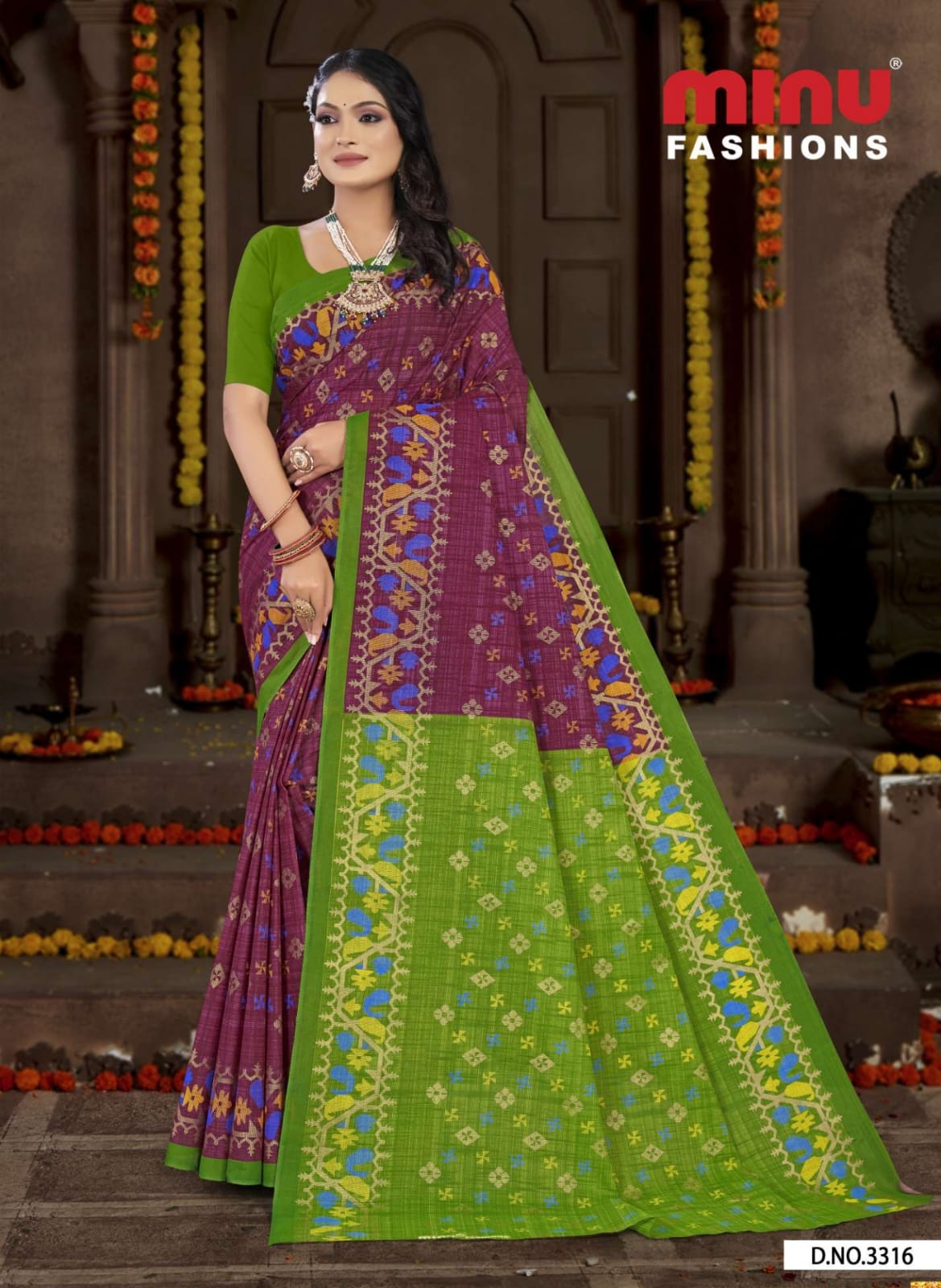 Saree Tant Jamdani (Special Rate) - 10 Pcs Set