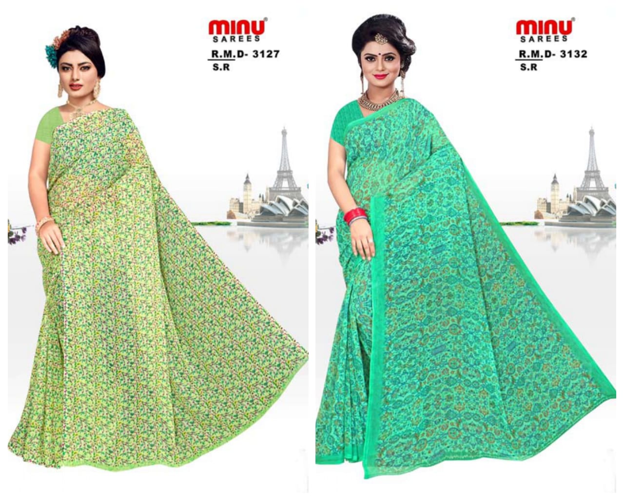 Fancy Saree Simran (Vol-2) (BP) - 12 Pcs Set