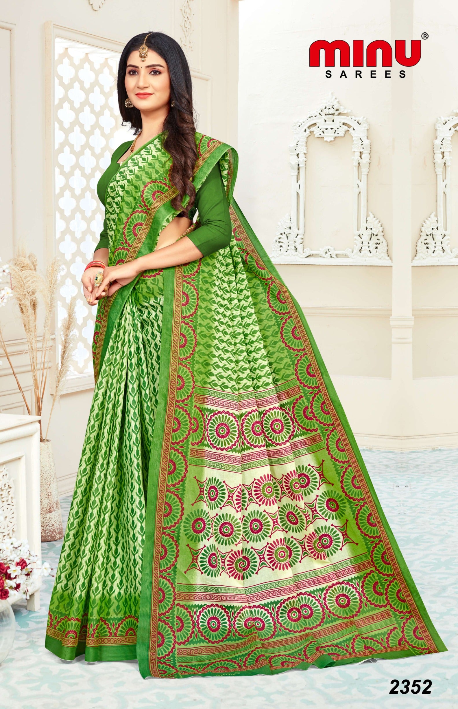 green bengal cotton saree at low prices online 