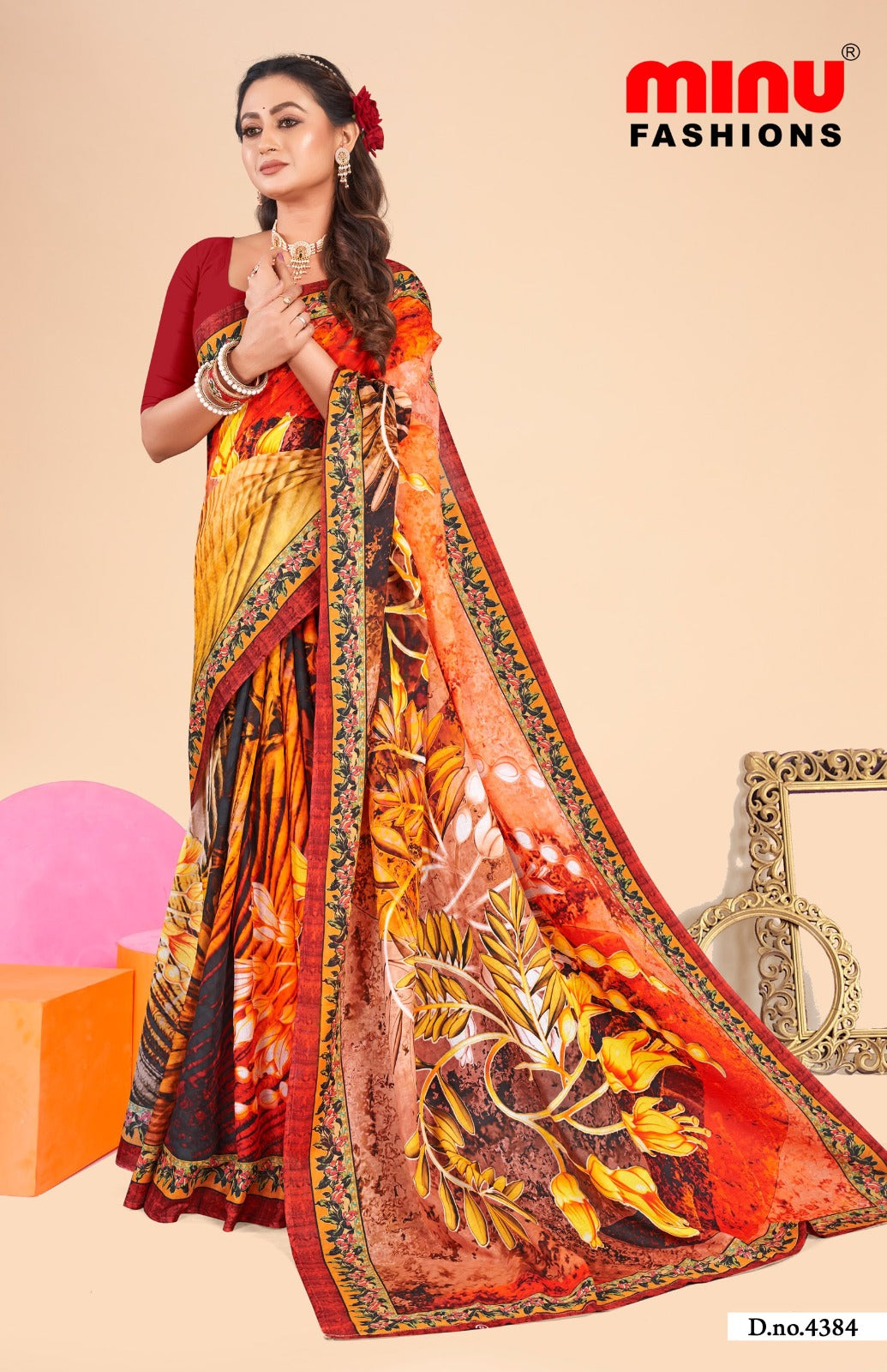 Malai Cotton Saree Ambersariya (Vol-30) - 8 Pcs Set