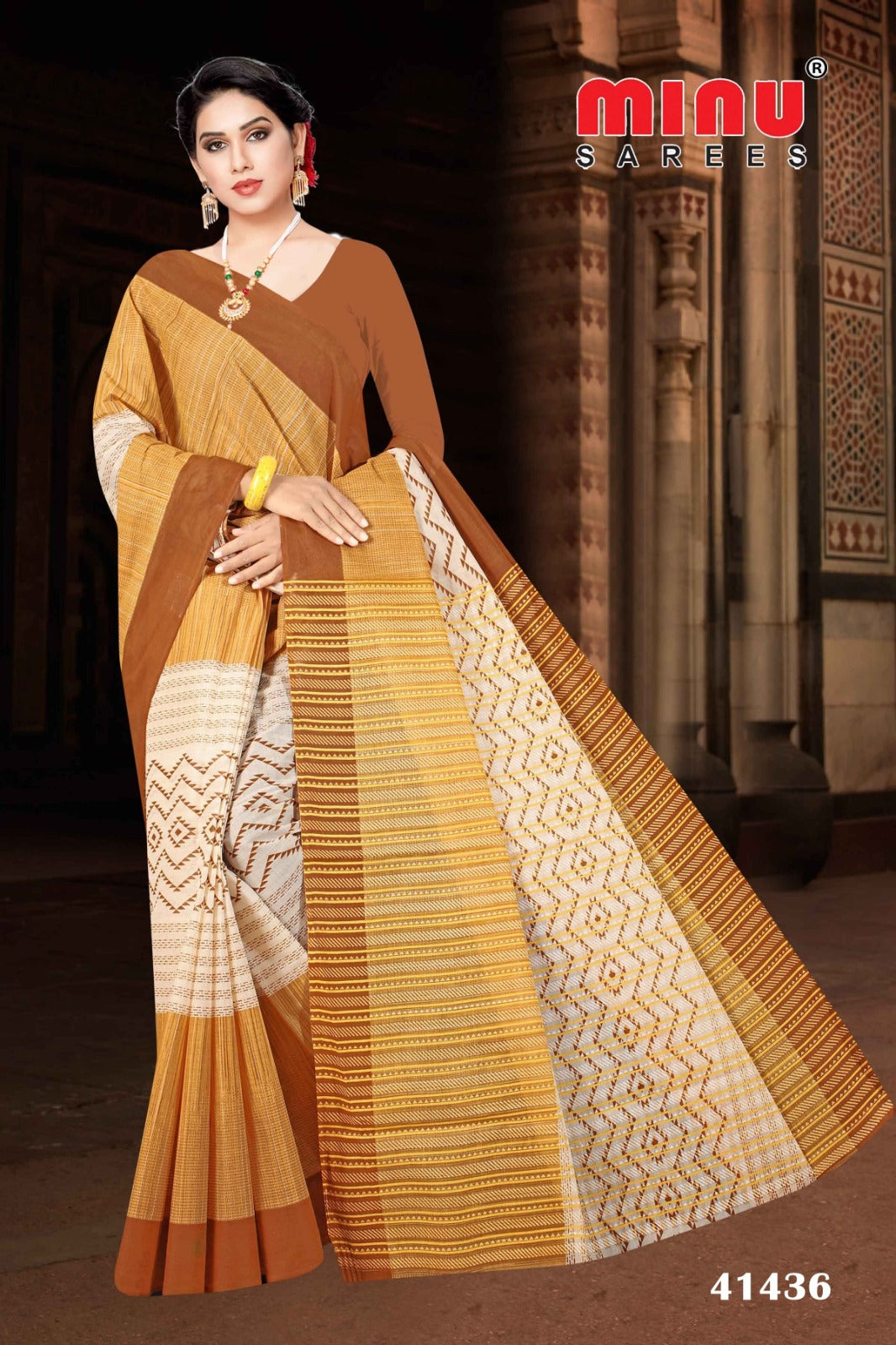 Fancy Saree Kinjal - 8 Pcs Set