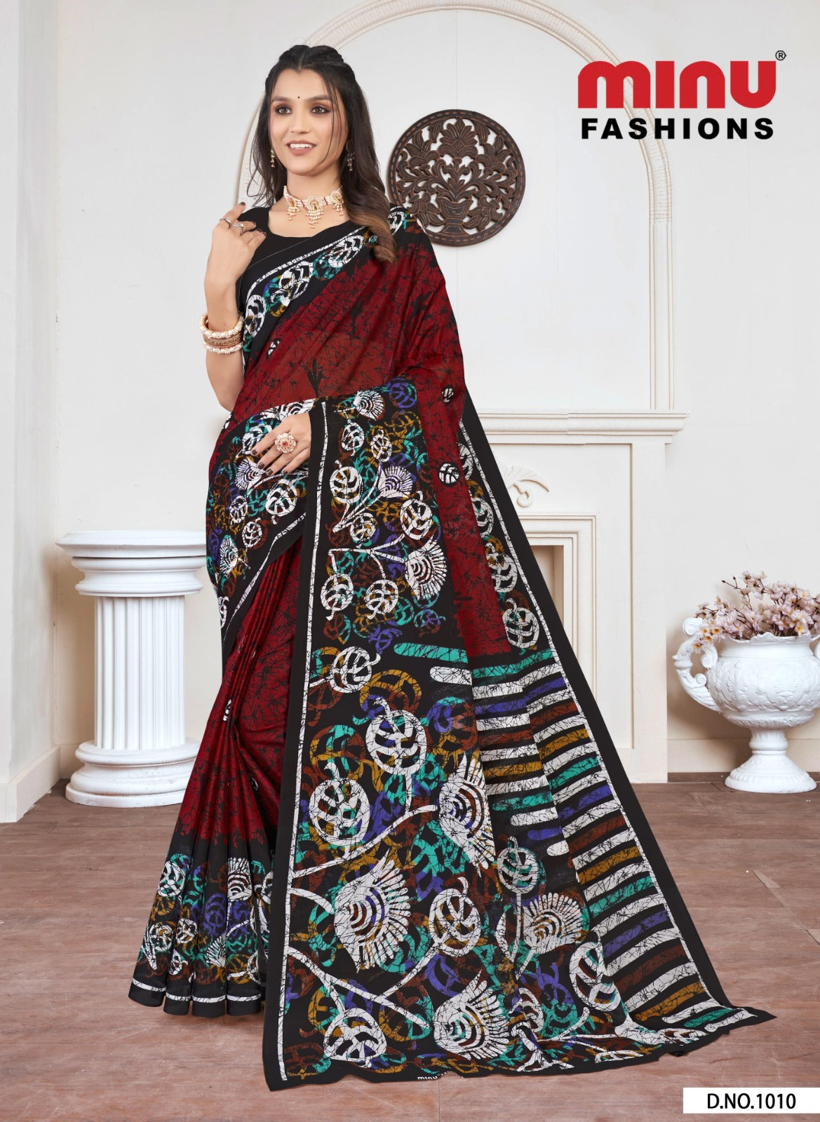 Saree Kolkata Batik (Vol-3) ( Special Rate) - 10 Pcs Set