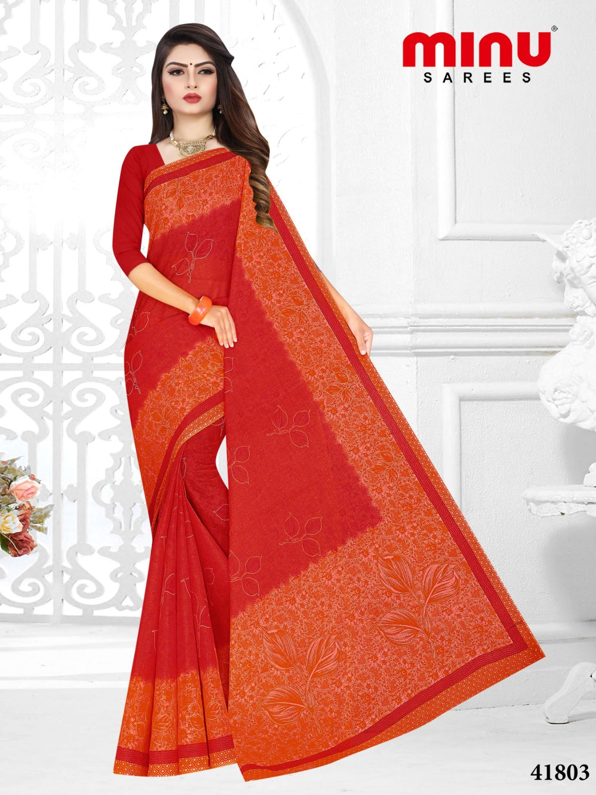 Fancy Saree Lal Pari - 10 Pcs Set