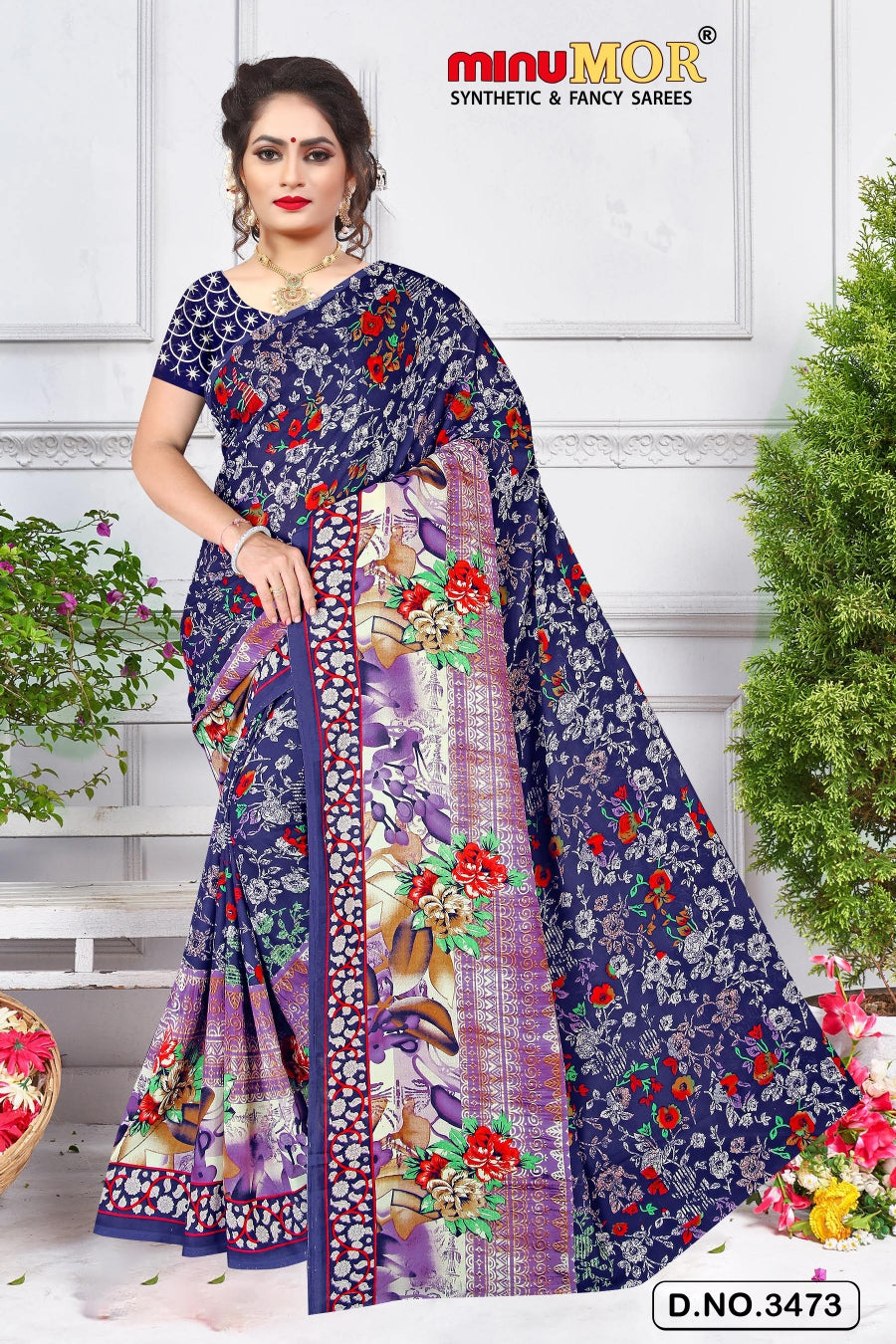 Fancy Saree London Dream (BP) - 8 Pcs Set
