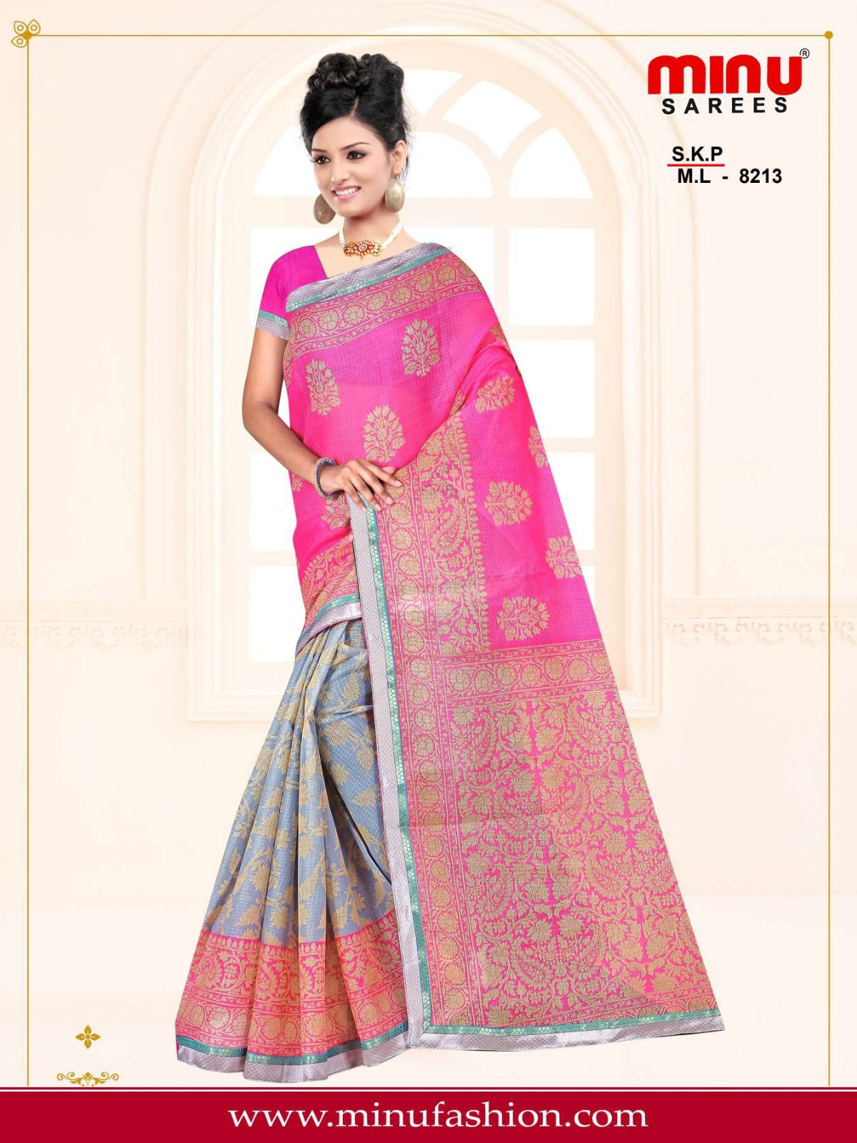 Fancy Saree Mala (BP) - 8 Pcs Set