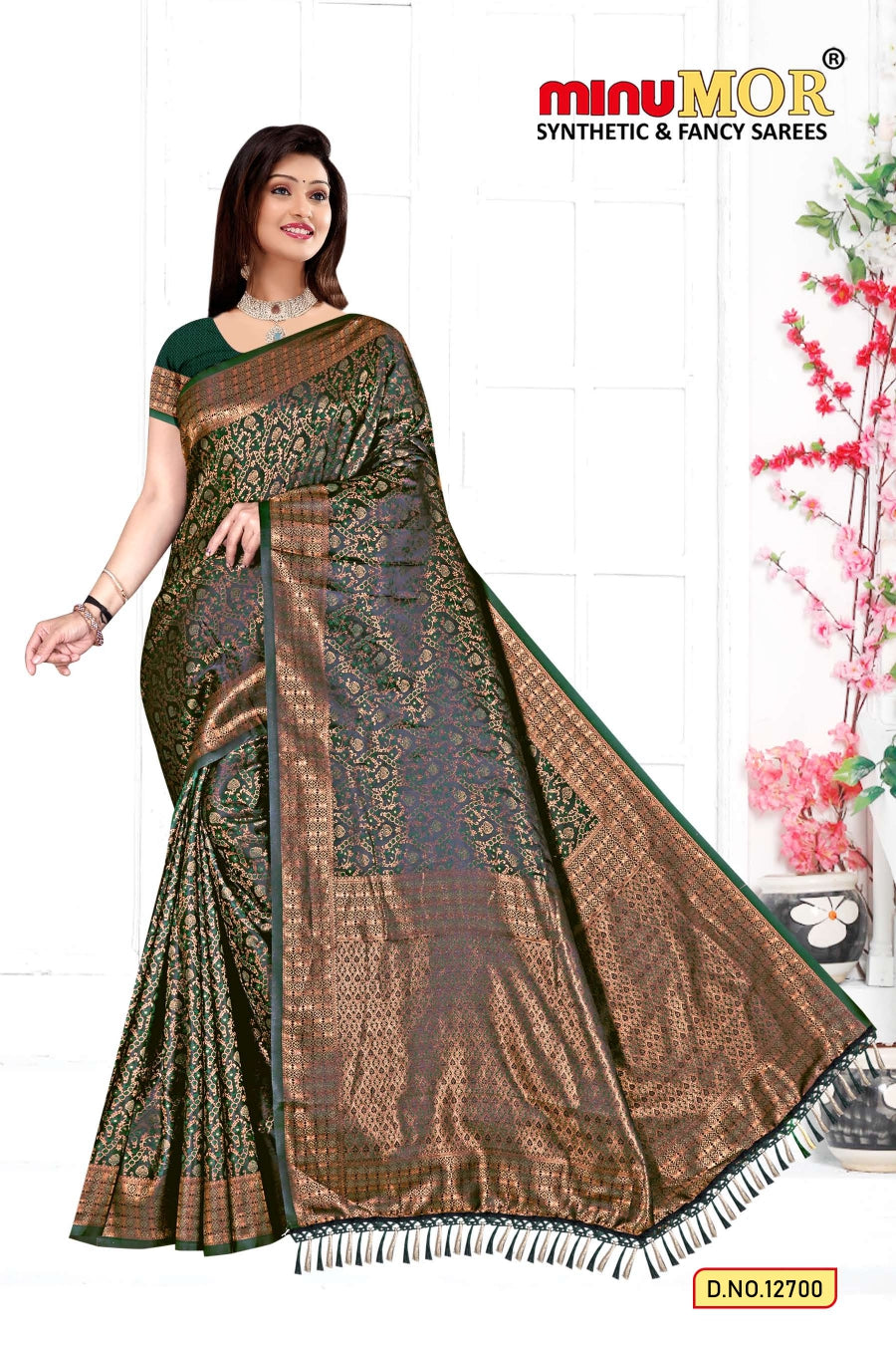 Fancy Saree Medha (BP) - 6 Pcs Set