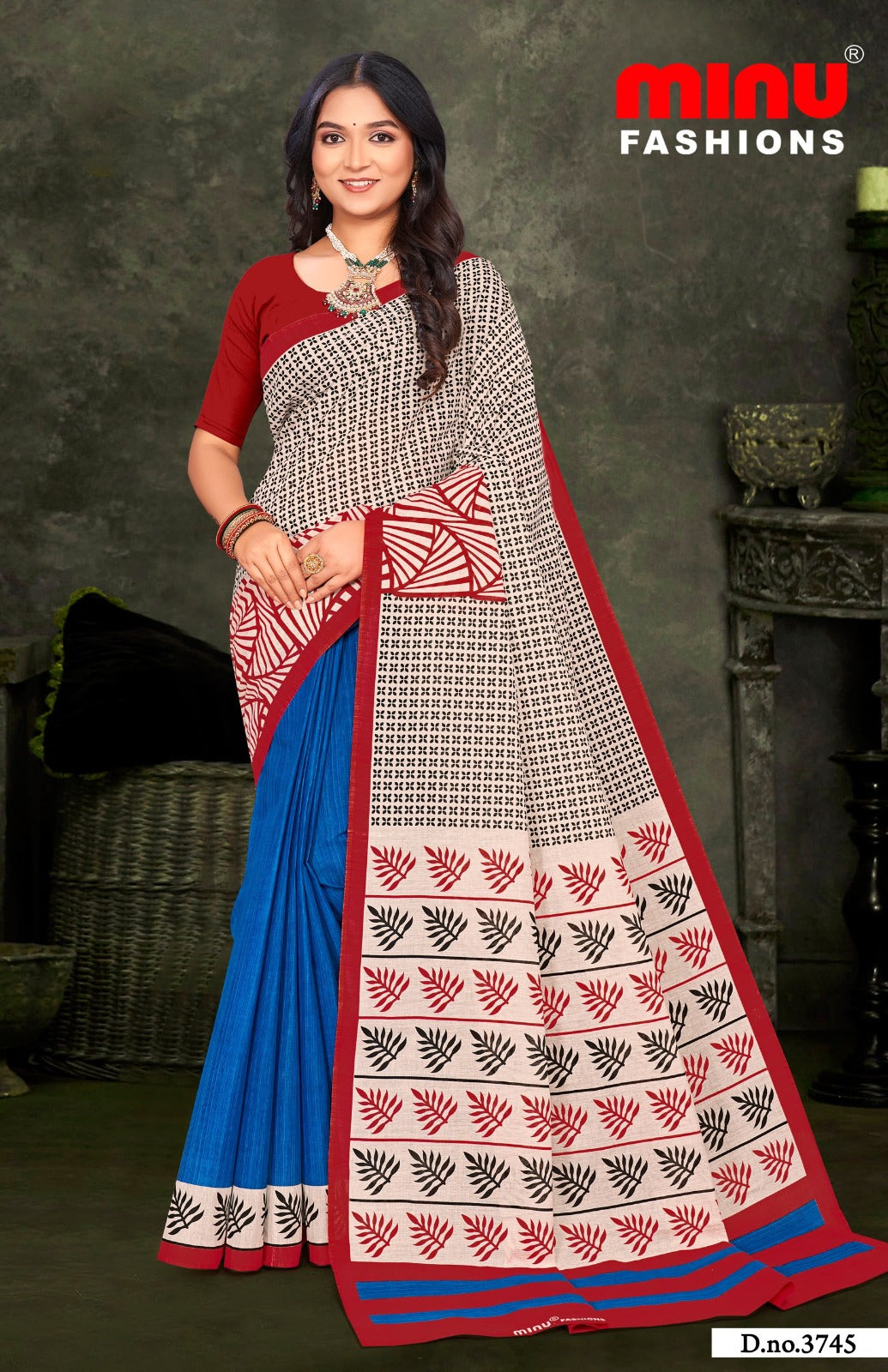 Malai Cotton Saree Mohini (Vol-10) - 10 Pcs Set