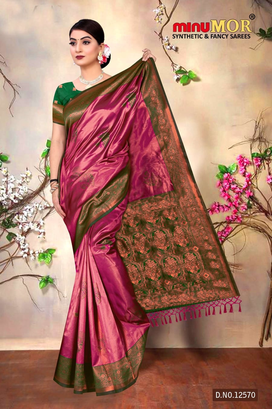 Fancy Saree Most Prime (BP) - 6 Pcs Set