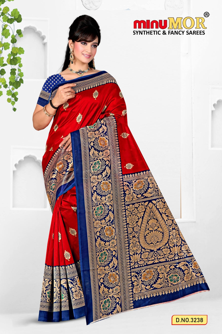 Fancy Saree Opara Gulab (Design No_1336-1343) (BP) - 8 Pcs Set