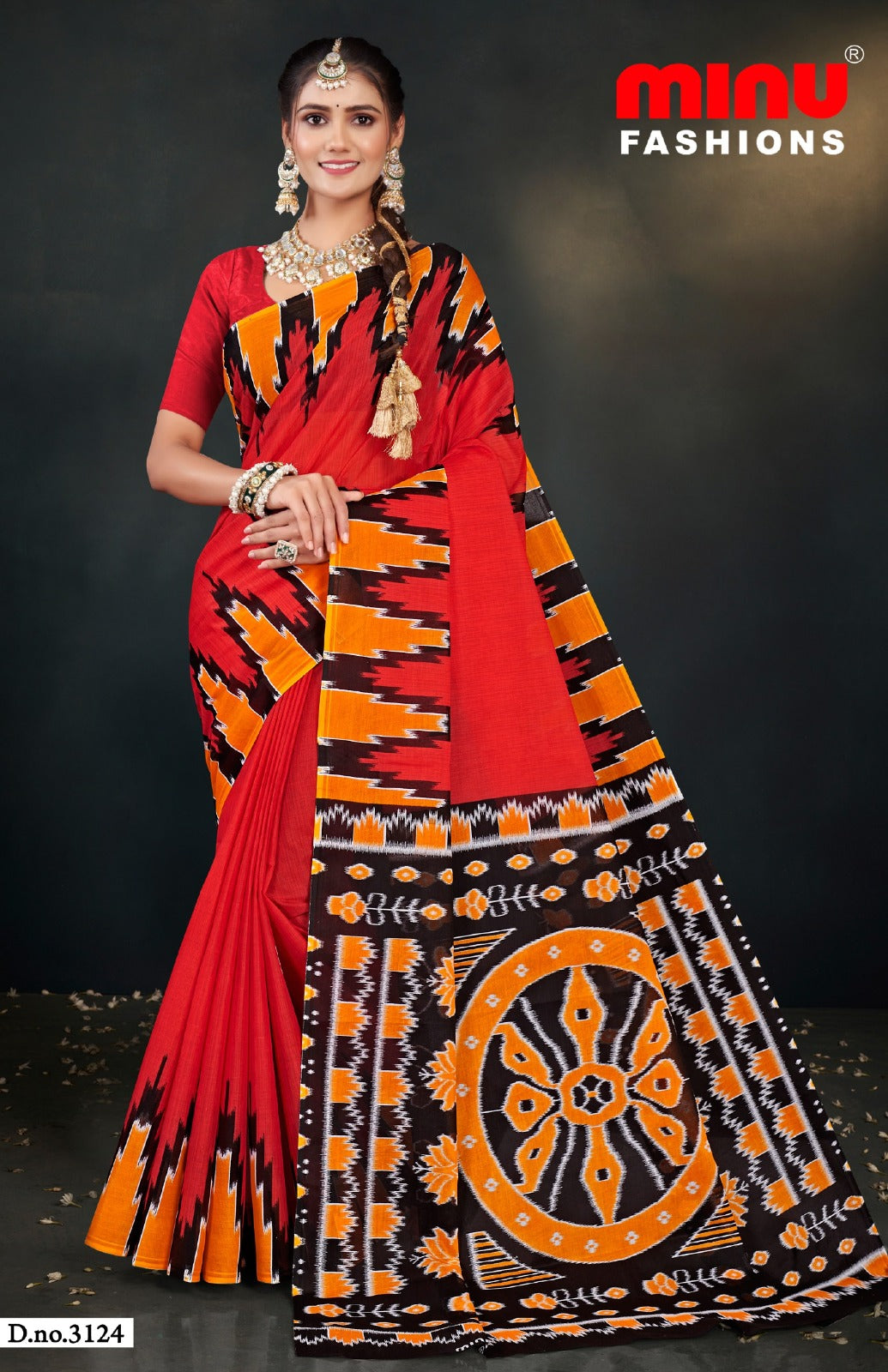 Malai Cotton Saree Priyatama Katki (Vol-2) - 10 Pcs Set