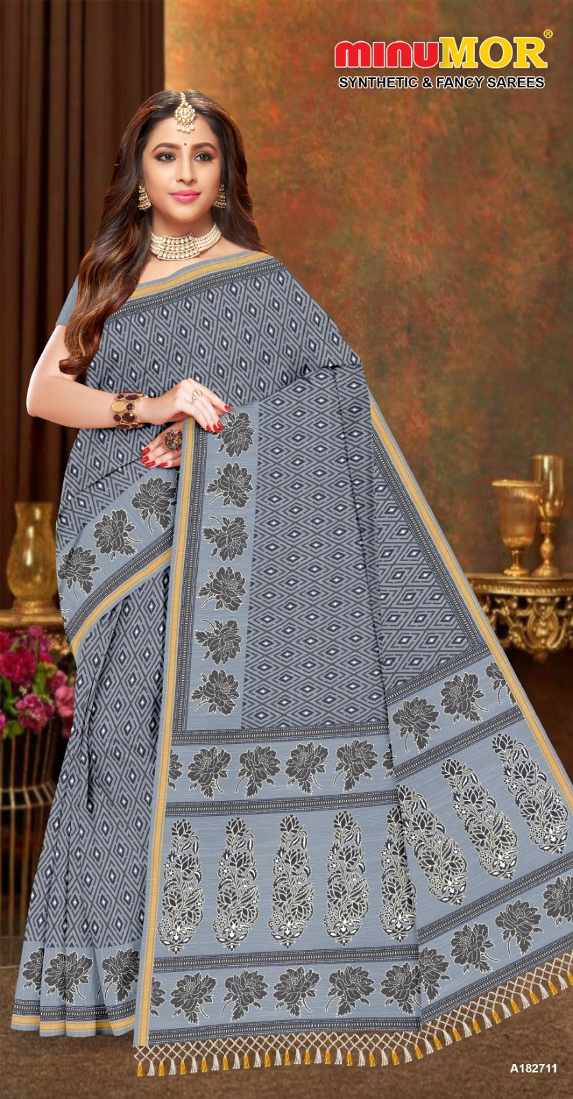 Fancy Saree Rang Manch - 6 Pcs Set