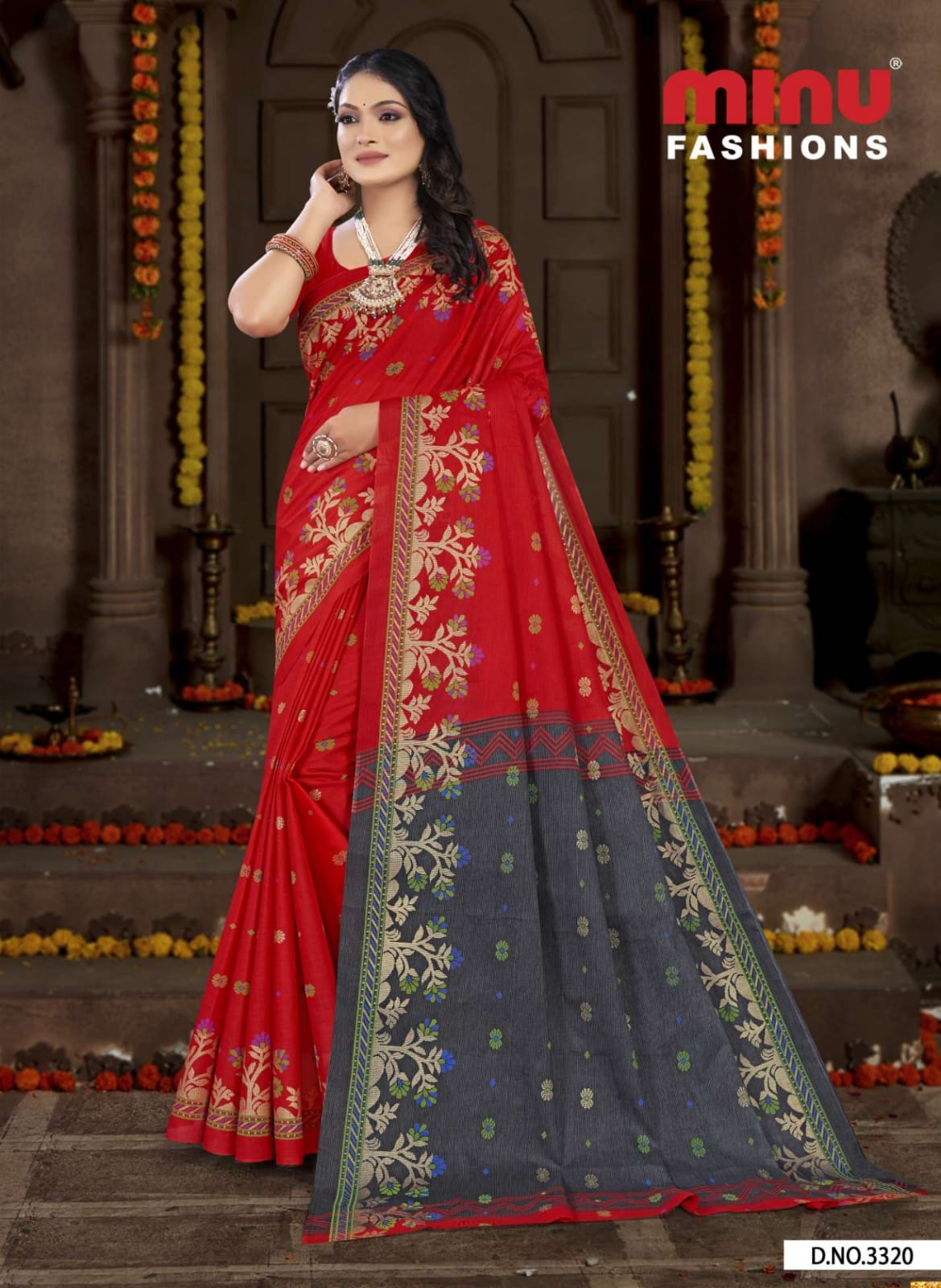 Saree Tant Jamdani (Special Rate) - 10 Pcs Set