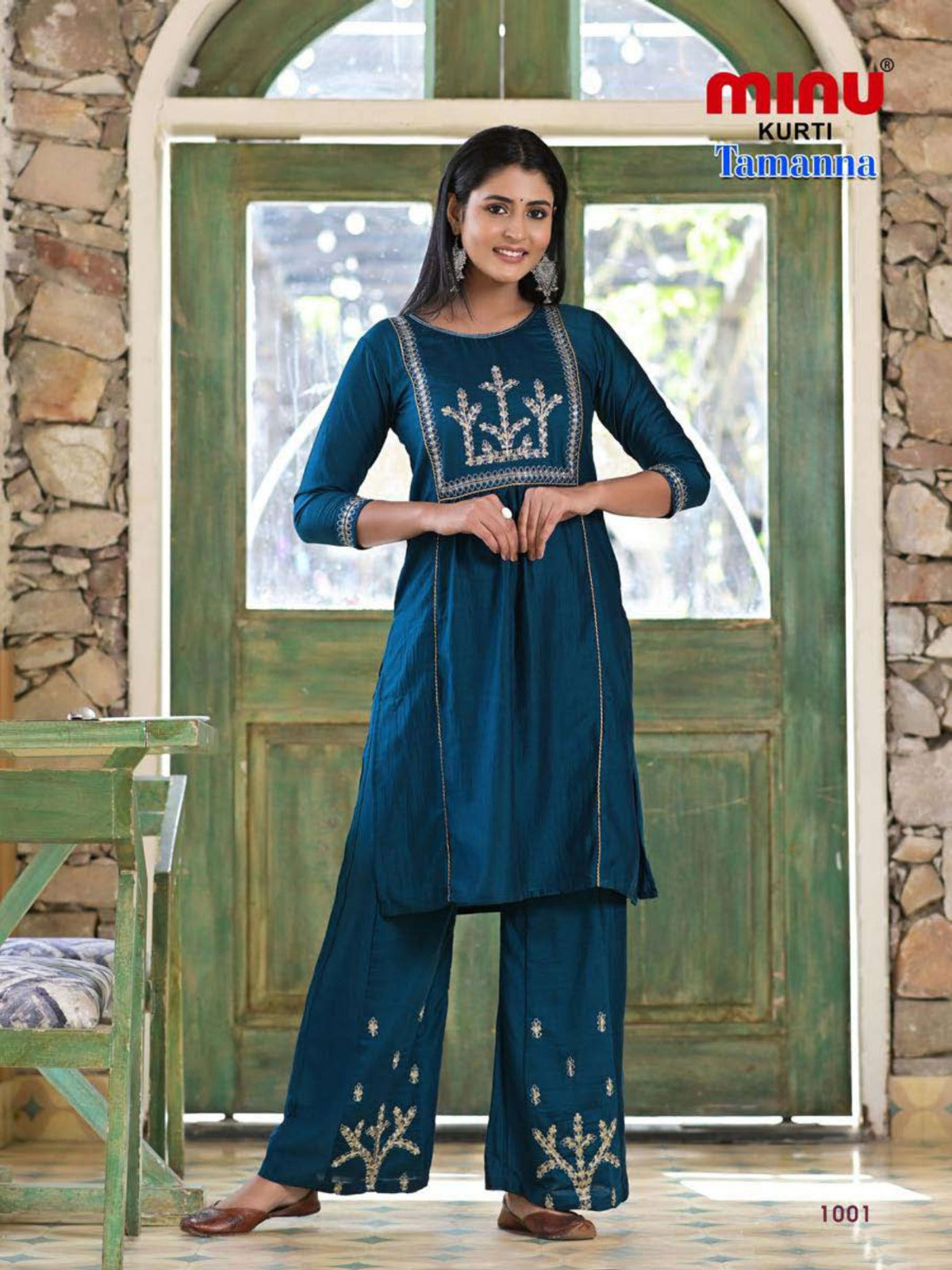 2 Piece Rayon Kurti Set Tamanna Combo - 4 Pcs Set