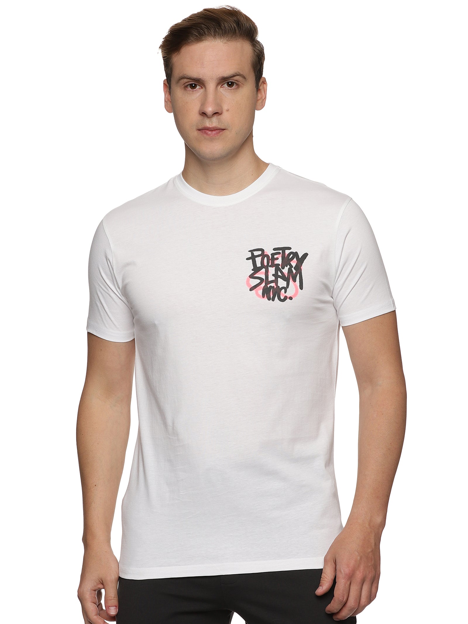 Men Graphic Printed T-Shirt Style No-0007 (6P)