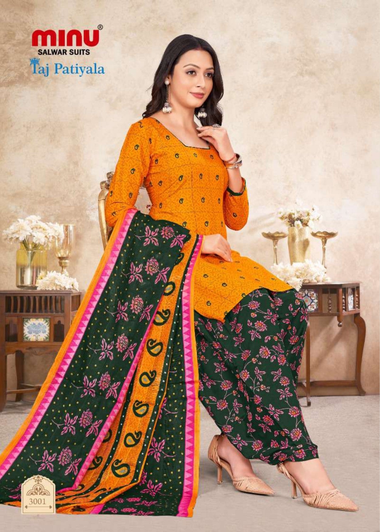 woman wearing wholesale salwar suit at affordable prices 