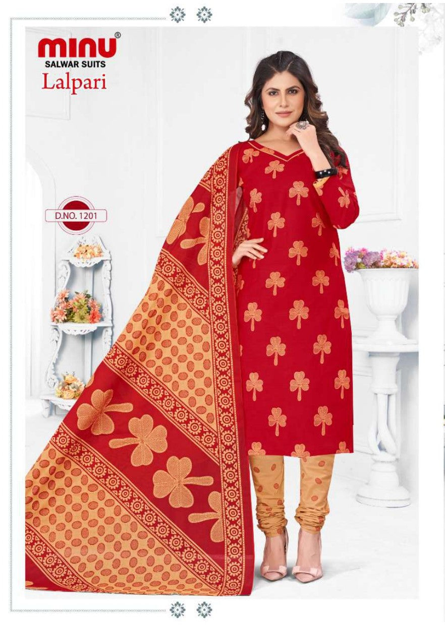 Red  salwar suit wearing woman at low prices 
