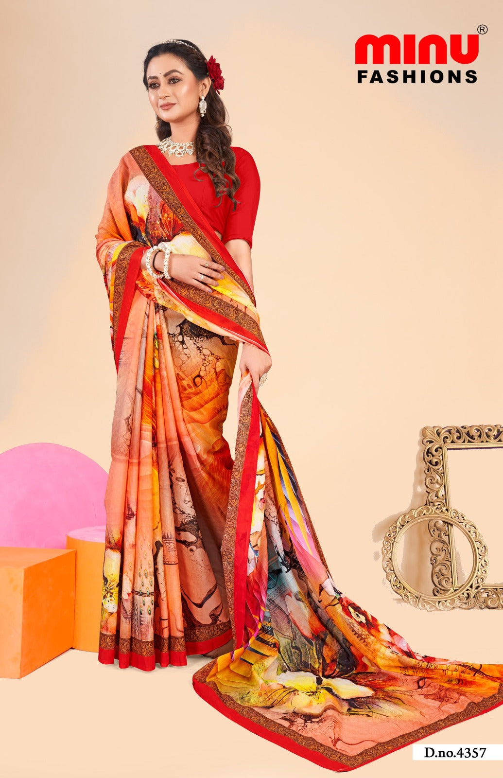 Malai Cotton Saree Ambersariya (Vol-30) - 8 Pcs Set