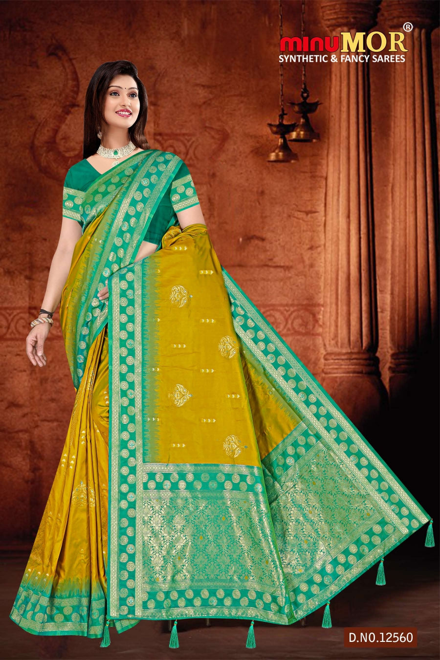 Fancy Saree Manmohini (BP) - 6 Pcs Set