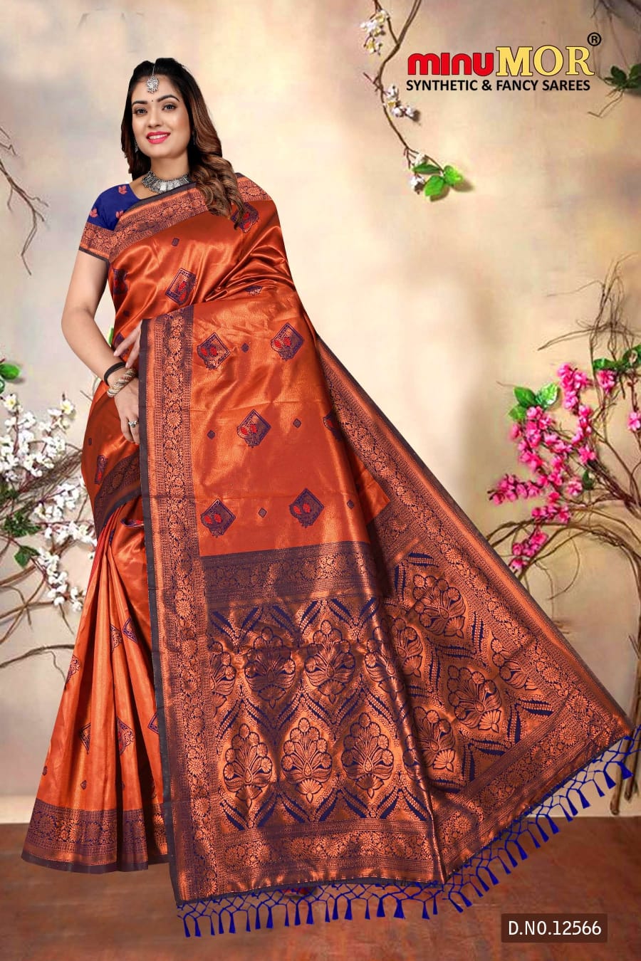 Fancy Saree Most Prime (BP) - 6 Pcs Set