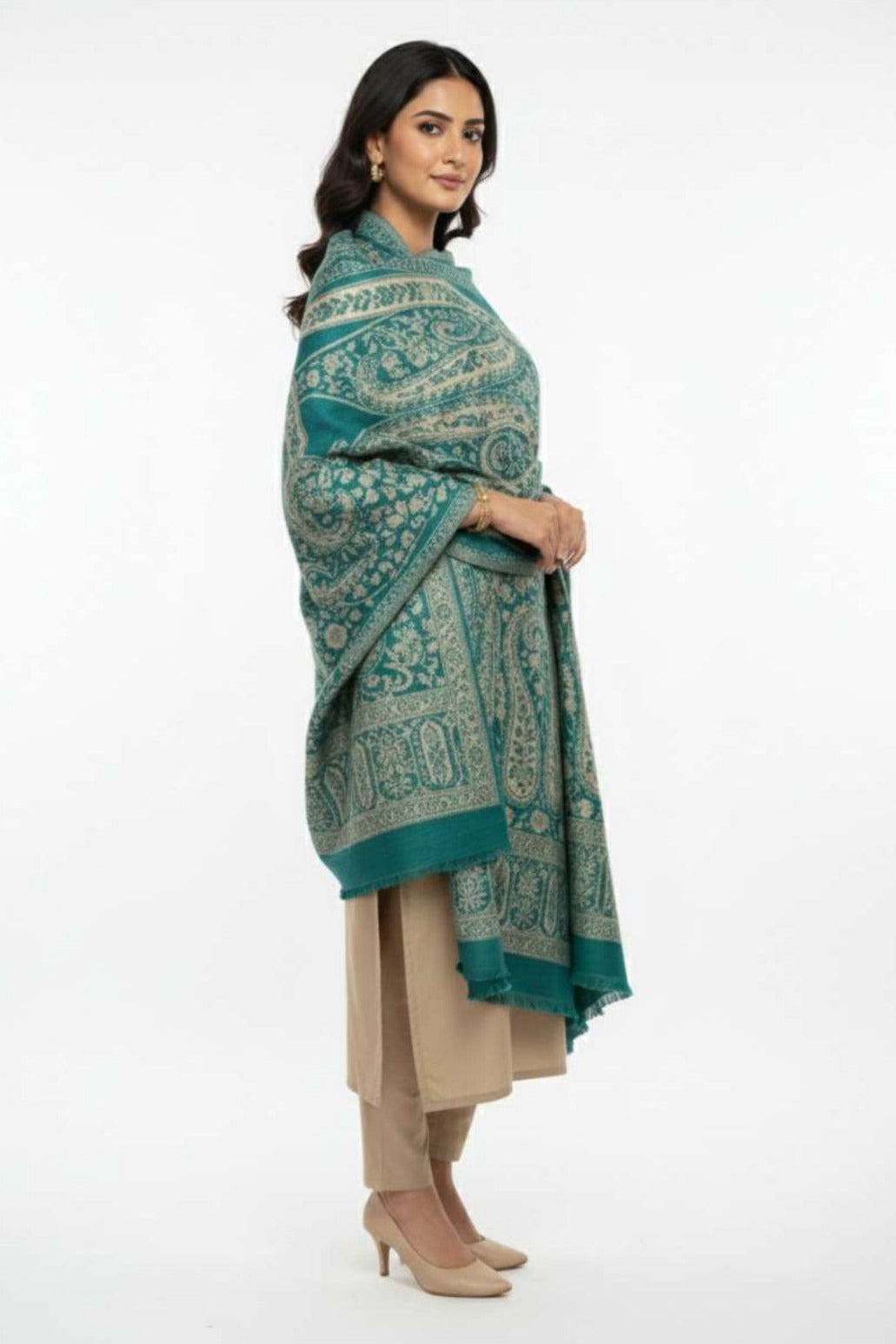 Woolen Designer Shawl Afsana (Special Rate) - Assorted 10 Pcs Set