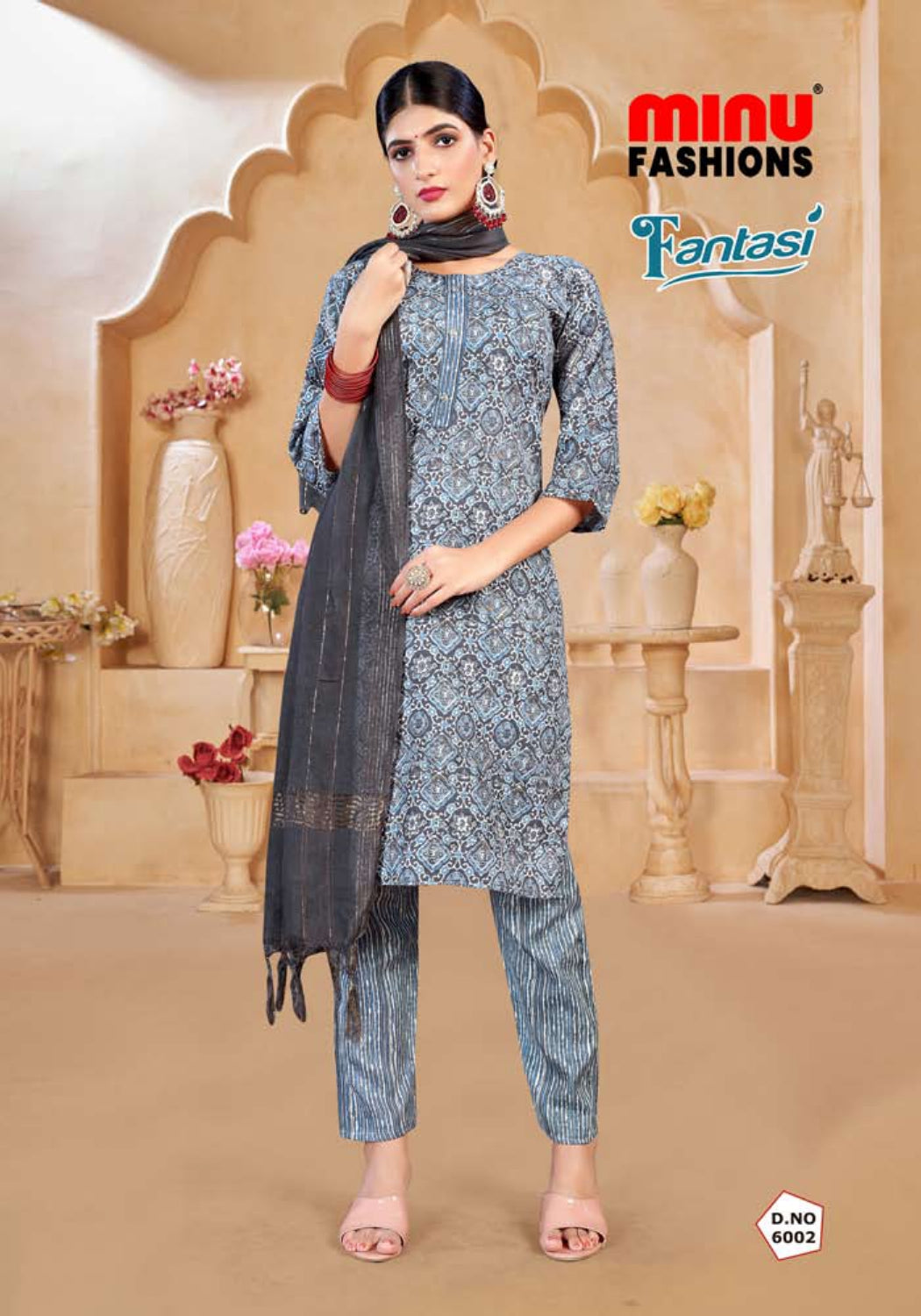Printed Cotton Stitched Salwar Suit Fantasy (Vol-6) - 10 Pcs Set