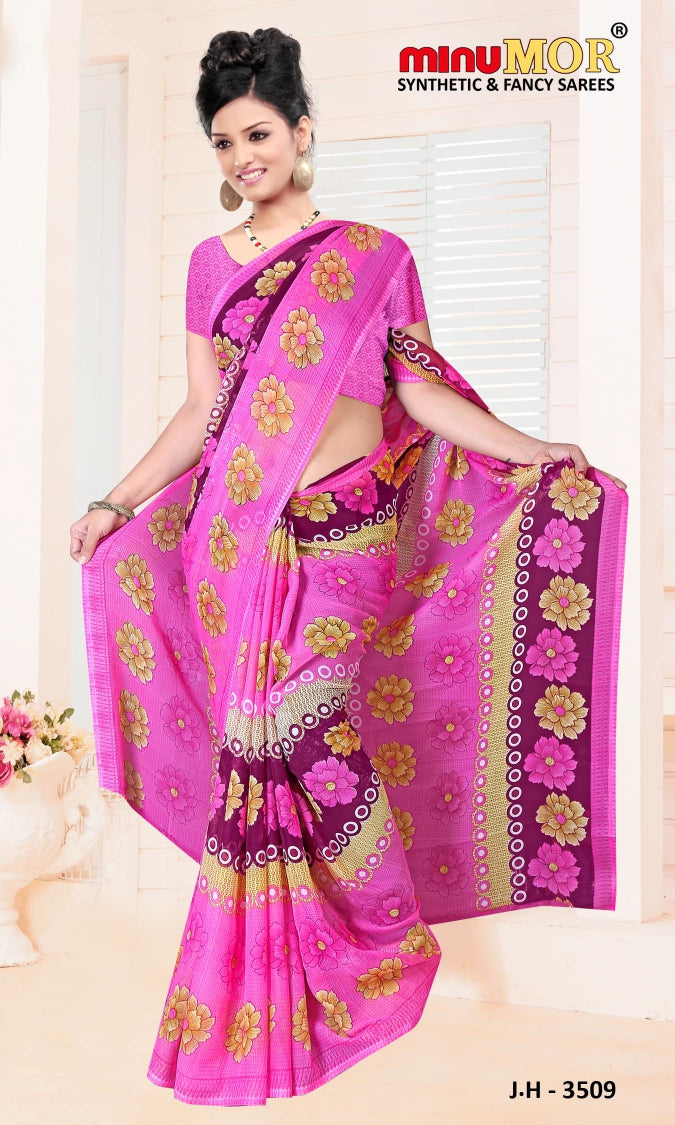 Fancy Saree Jhalki - 12 Pcs Set