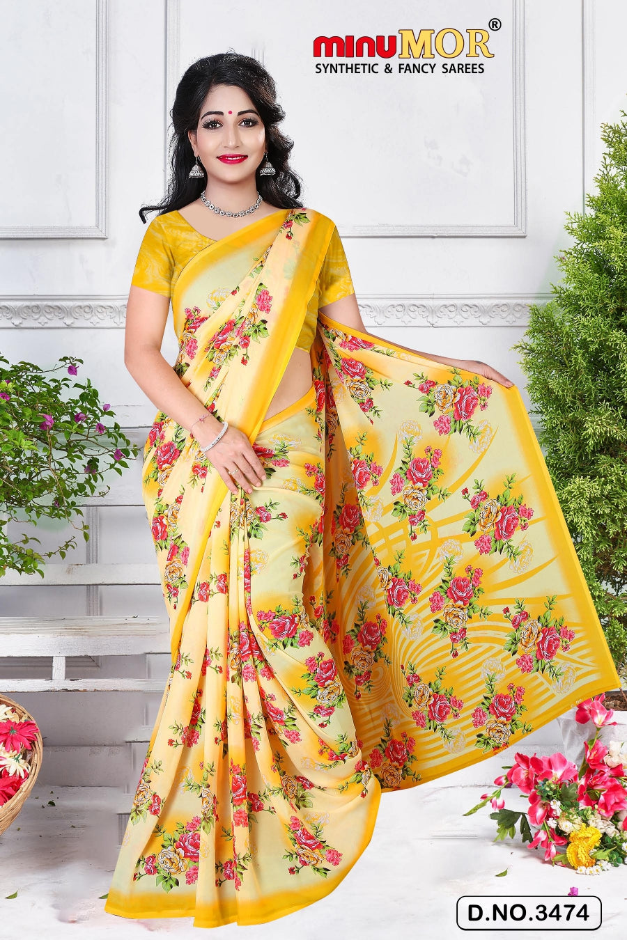 Fancy Saree London Dream (BP) - 8 Pcs Set