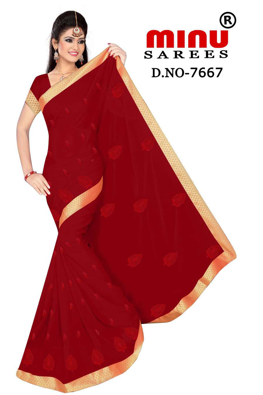 Fancy Saree Malang - 6 Pcs Set