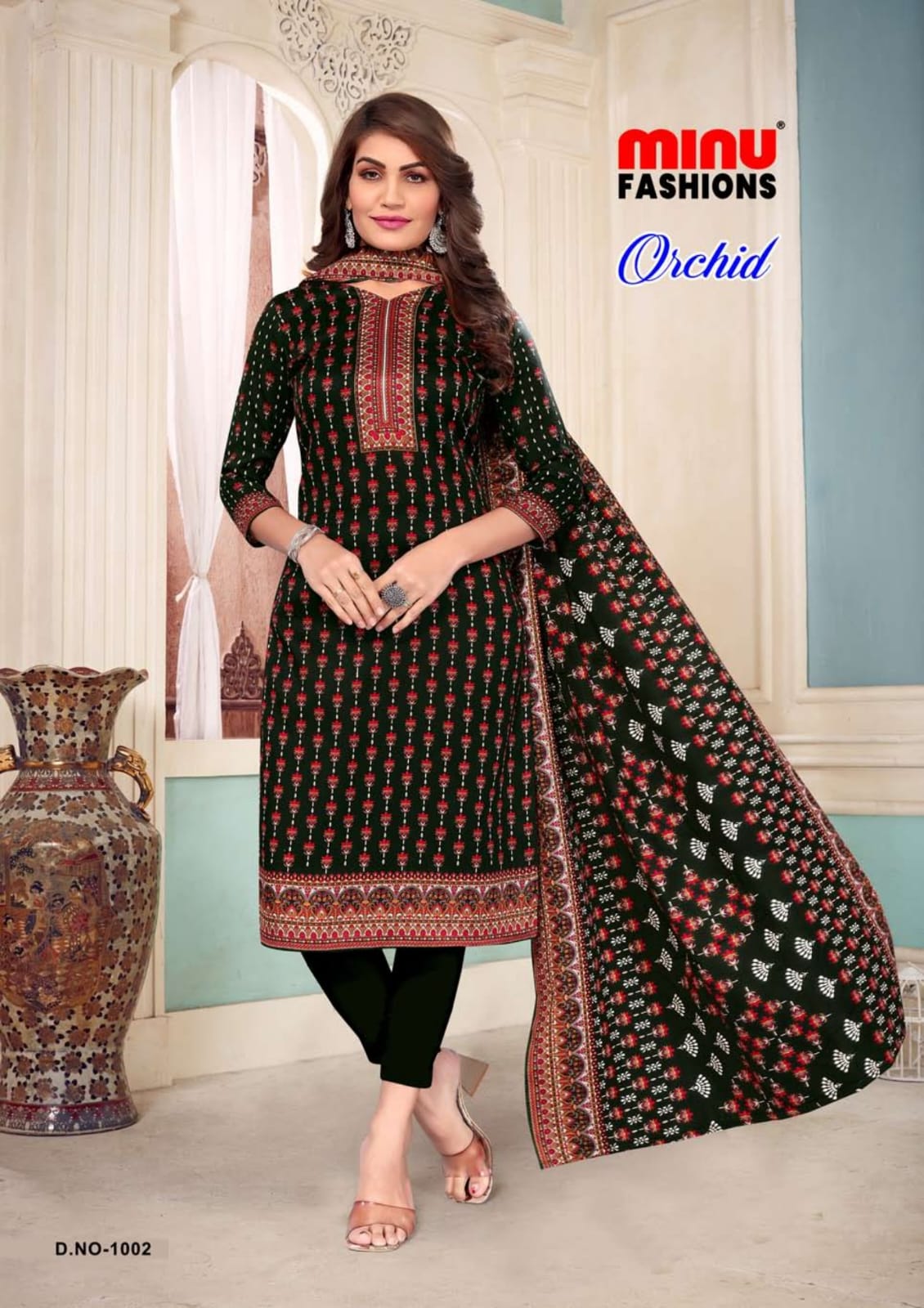 Unstitched Winter Suit Orchid (Special Rate) - 8 Pcs Set