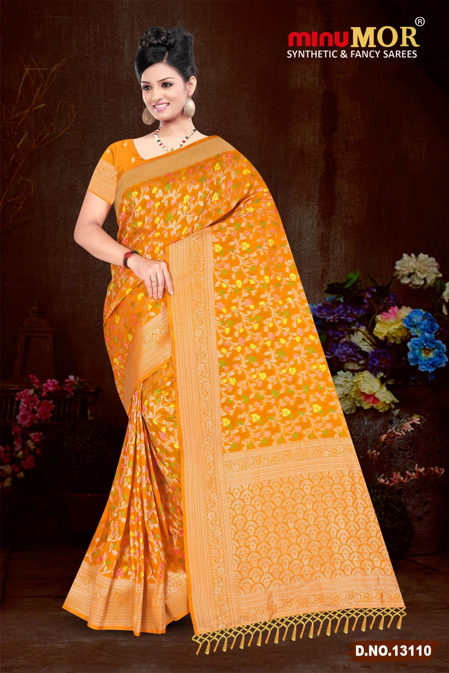 Fancy Saree Soft Pashmina (BP) - 6 Pcs Set