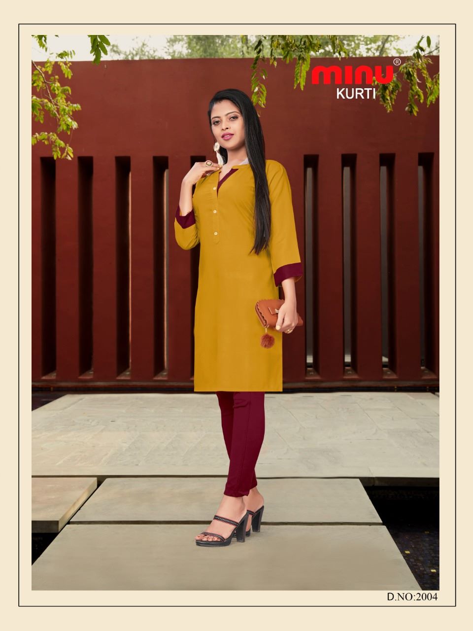 Rayon Kurti Ruby (Vol-2) - 09 Pcs Set
