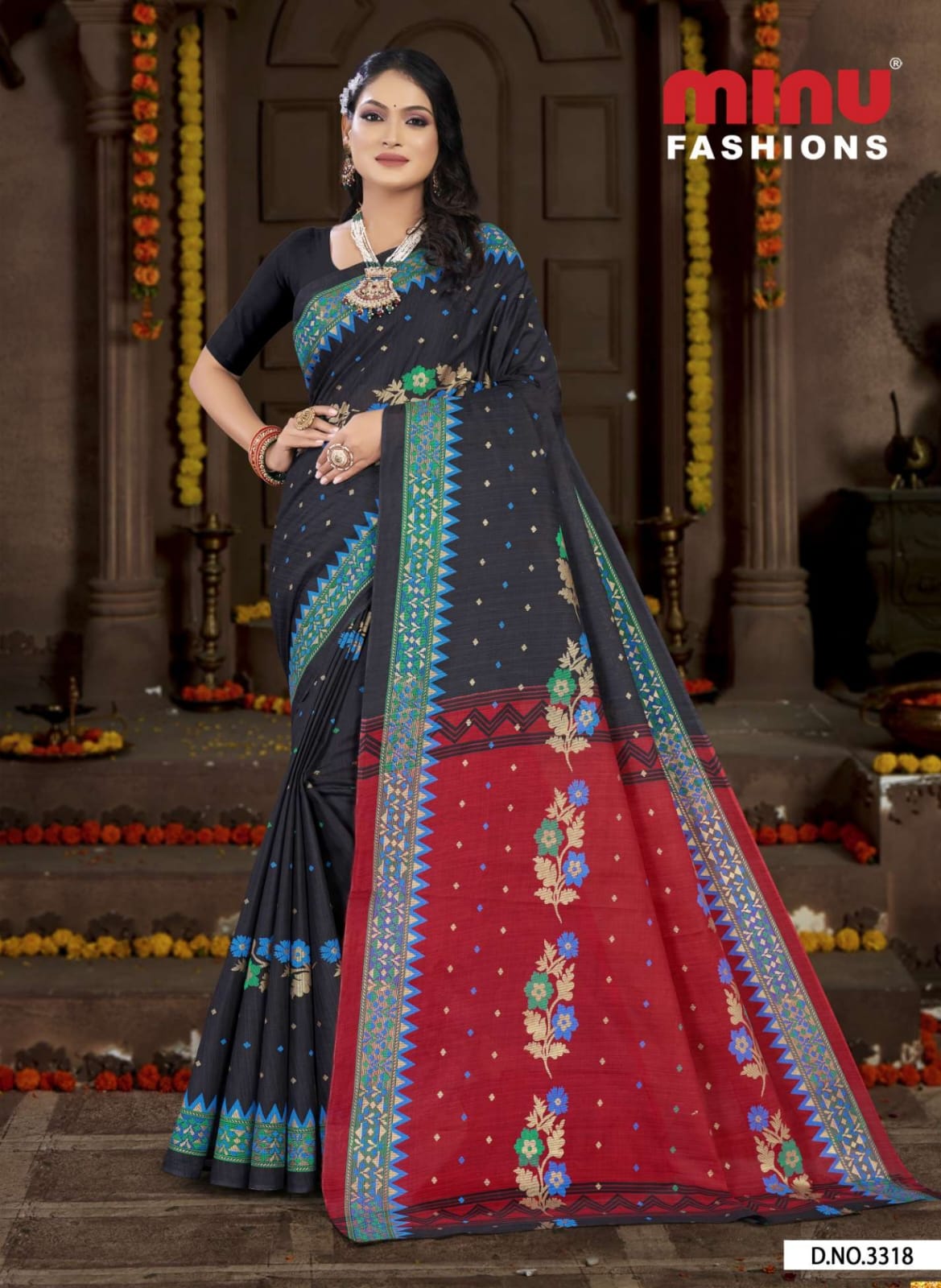 Saree Tant Jamdani (Special Rate) - 10 Pcs Set