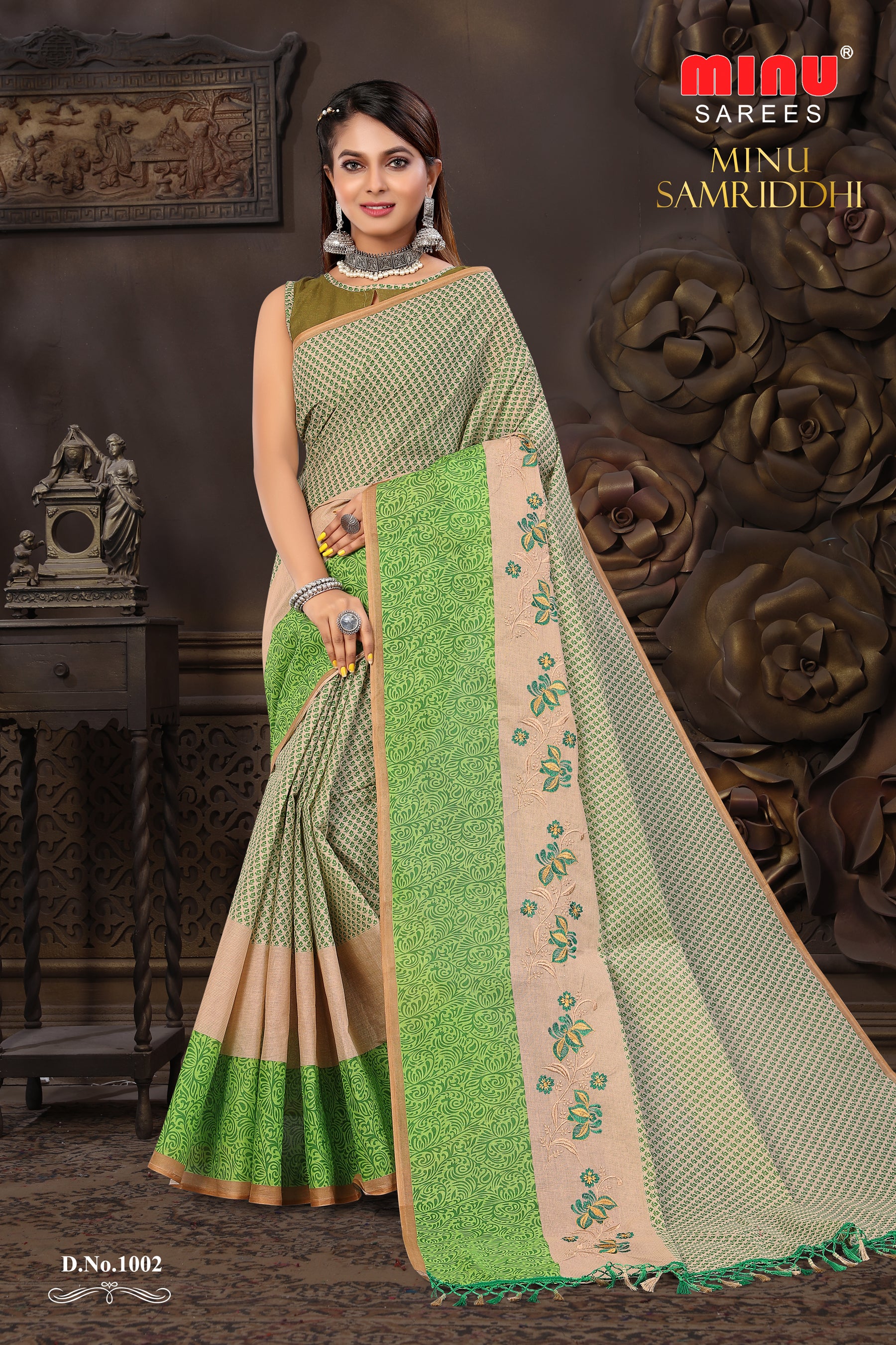 Embroidered Saree Minu Samriddhi (10P)