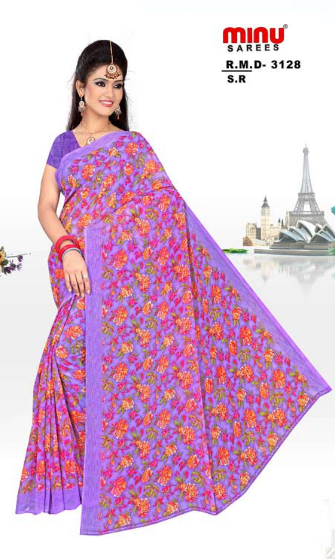Fancy Saree Simran (Vol-2) (BP) - 12 Pcs Set