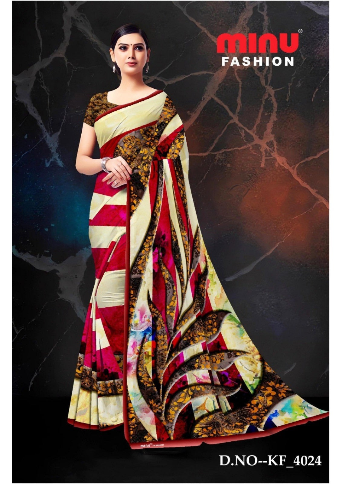 Malai Cotton Saree Ambersariya (Vol-2) - 8 Pcs Set