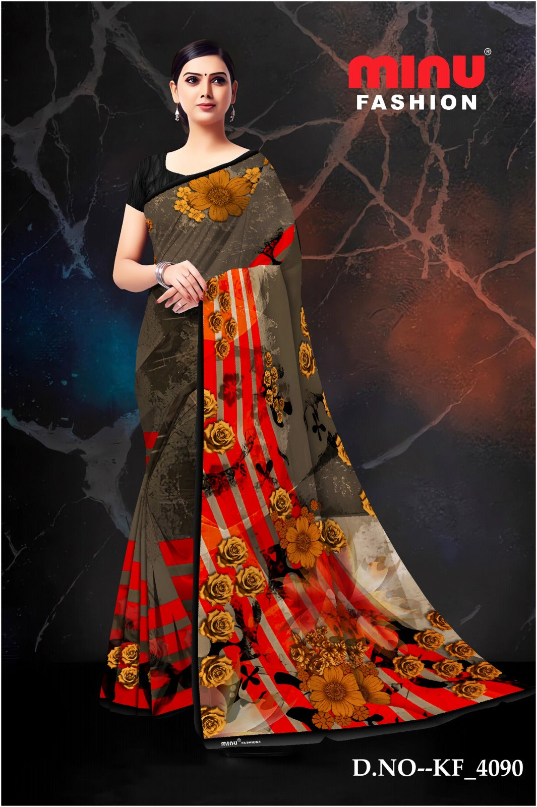 Malai Cotton Saree Ambersariya (Vol-14) - 8 Pcs Set