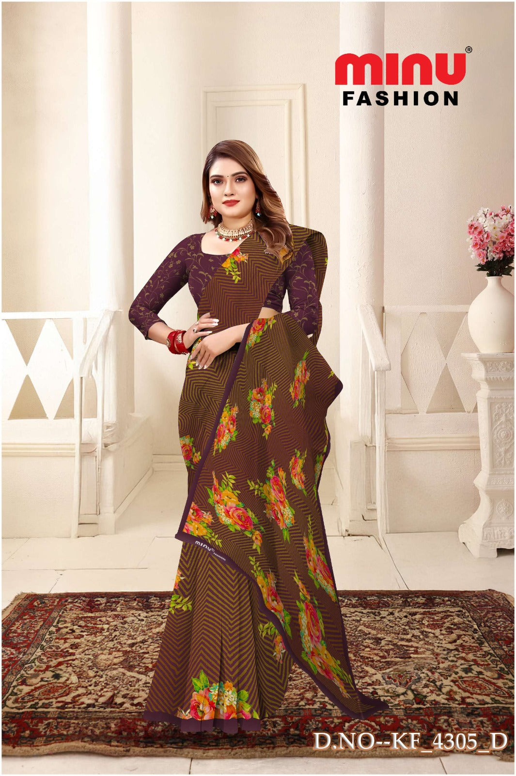 Malai Cotton Saree Ambersariya (Vol-28) - 8 Pcs Set