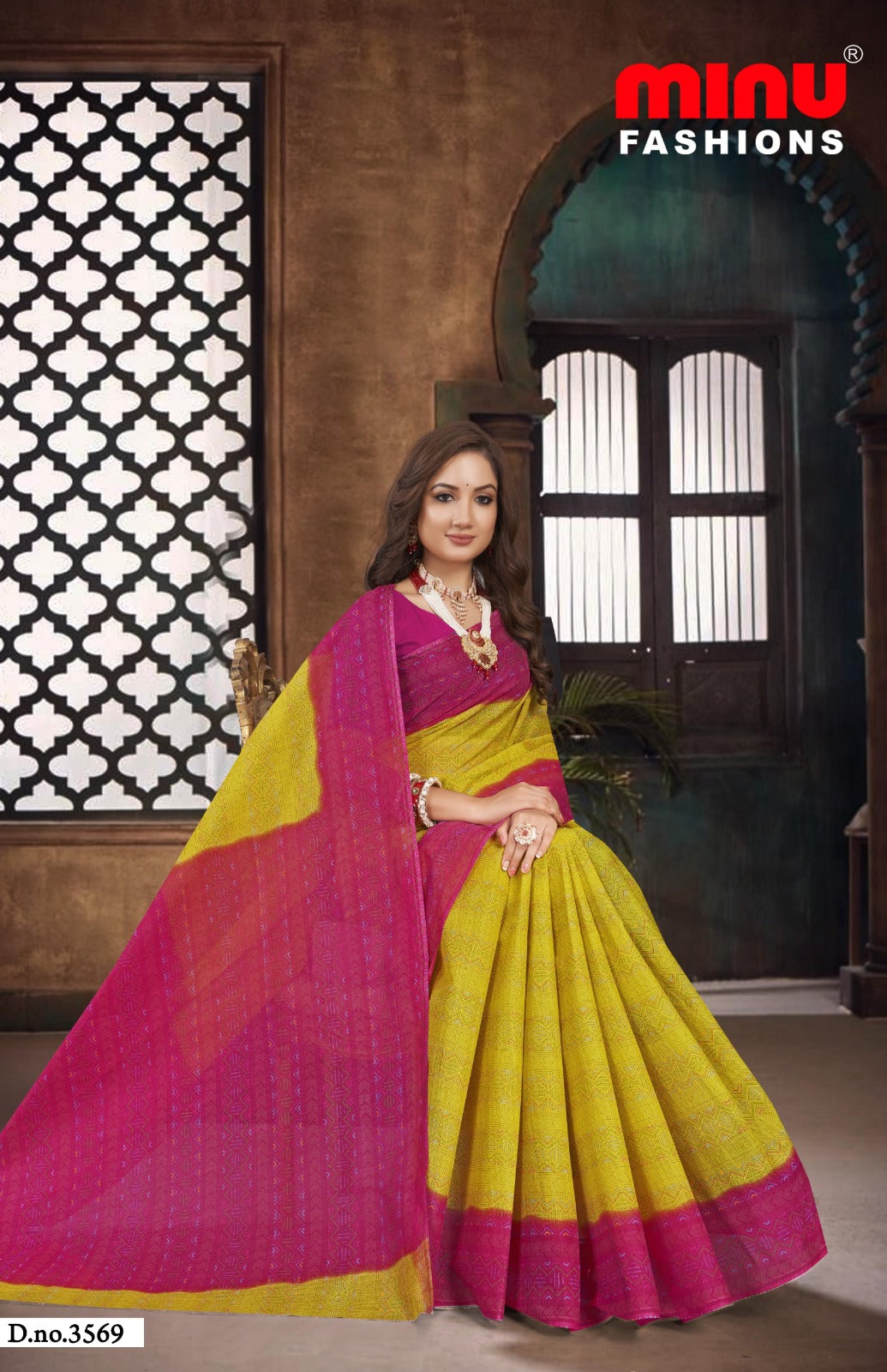 Malai Cotton Saree Chokerbali (Vol-2) - 8 Pcs Set
