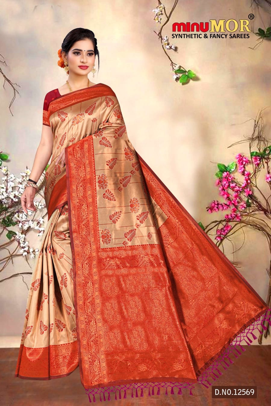 Fancy Saree Most Prime (BP) - 6 Pcs Set