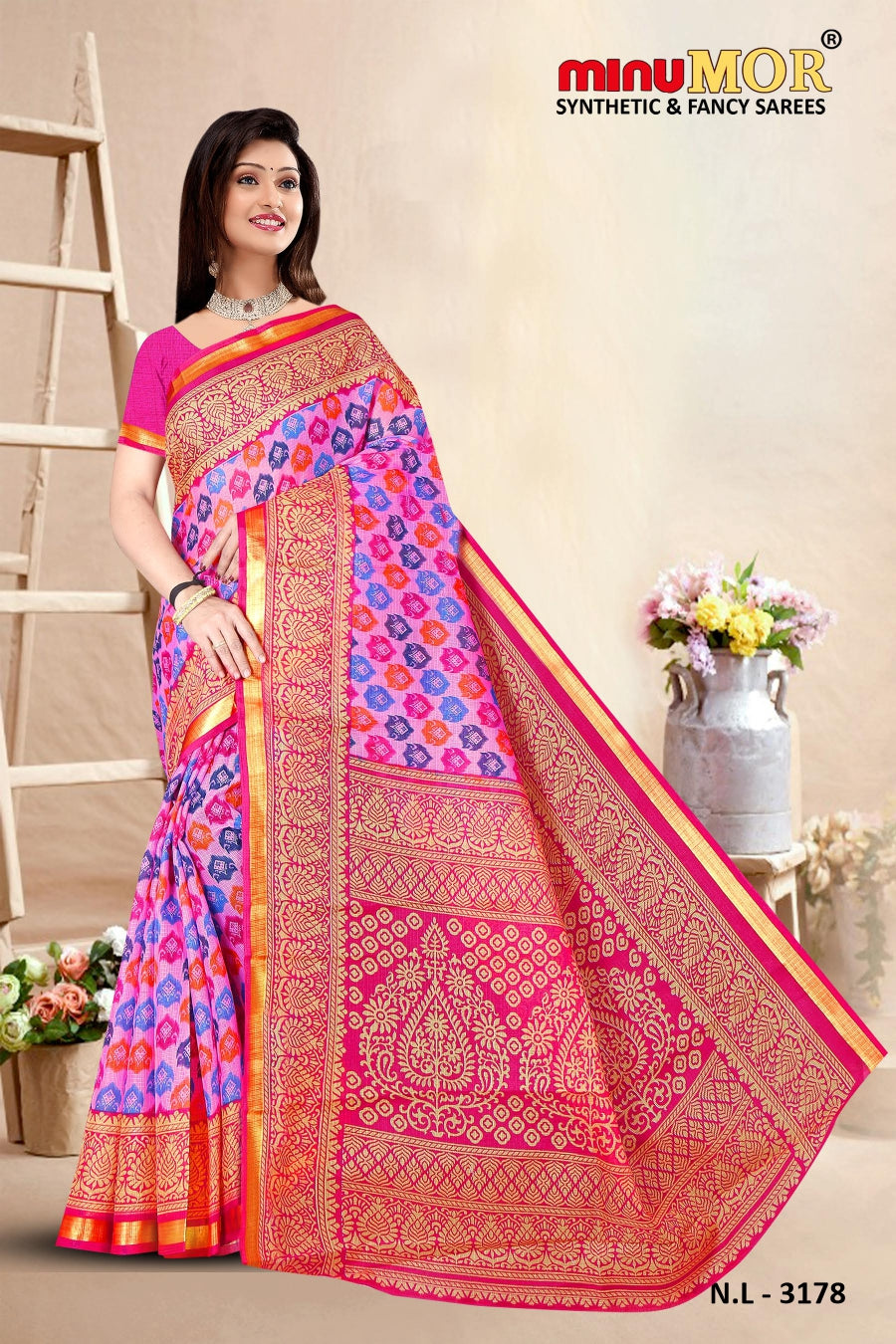 Fancy Saree Nalli (BP) - 8 Pcs Set