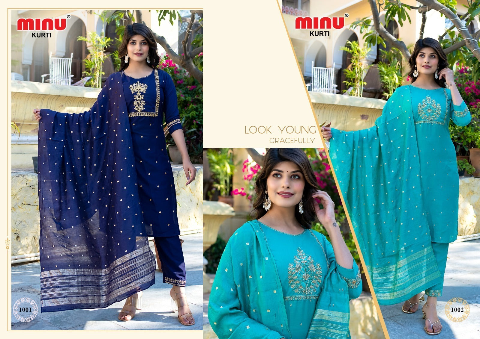 3 Piece Rayon Long Kurti Set Pride Combo - 6 Pcs Set